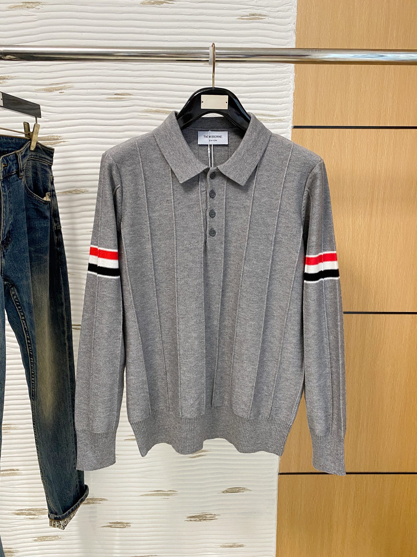 TB 2025早秋新款男士羊毛针织衫，专柜在售爆款单品，各大时尚买手明星人手一件的百搭单品。简单时尚甚是