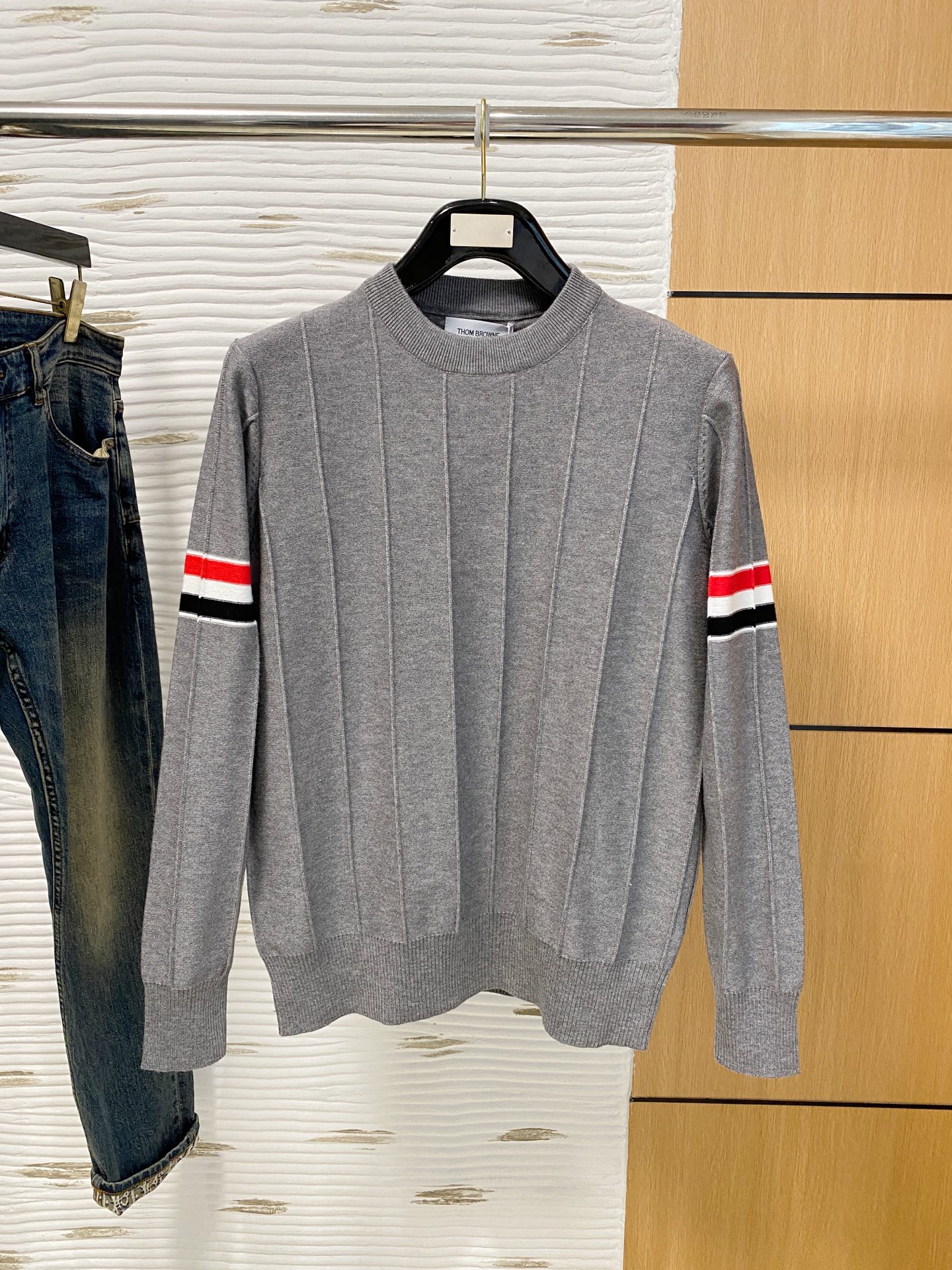 TB 2025早秋新款男士羊毛针织衫，专柜在售爆款单品，各大时尚买手明星人手一件的百搭单品。简单时尚甚是