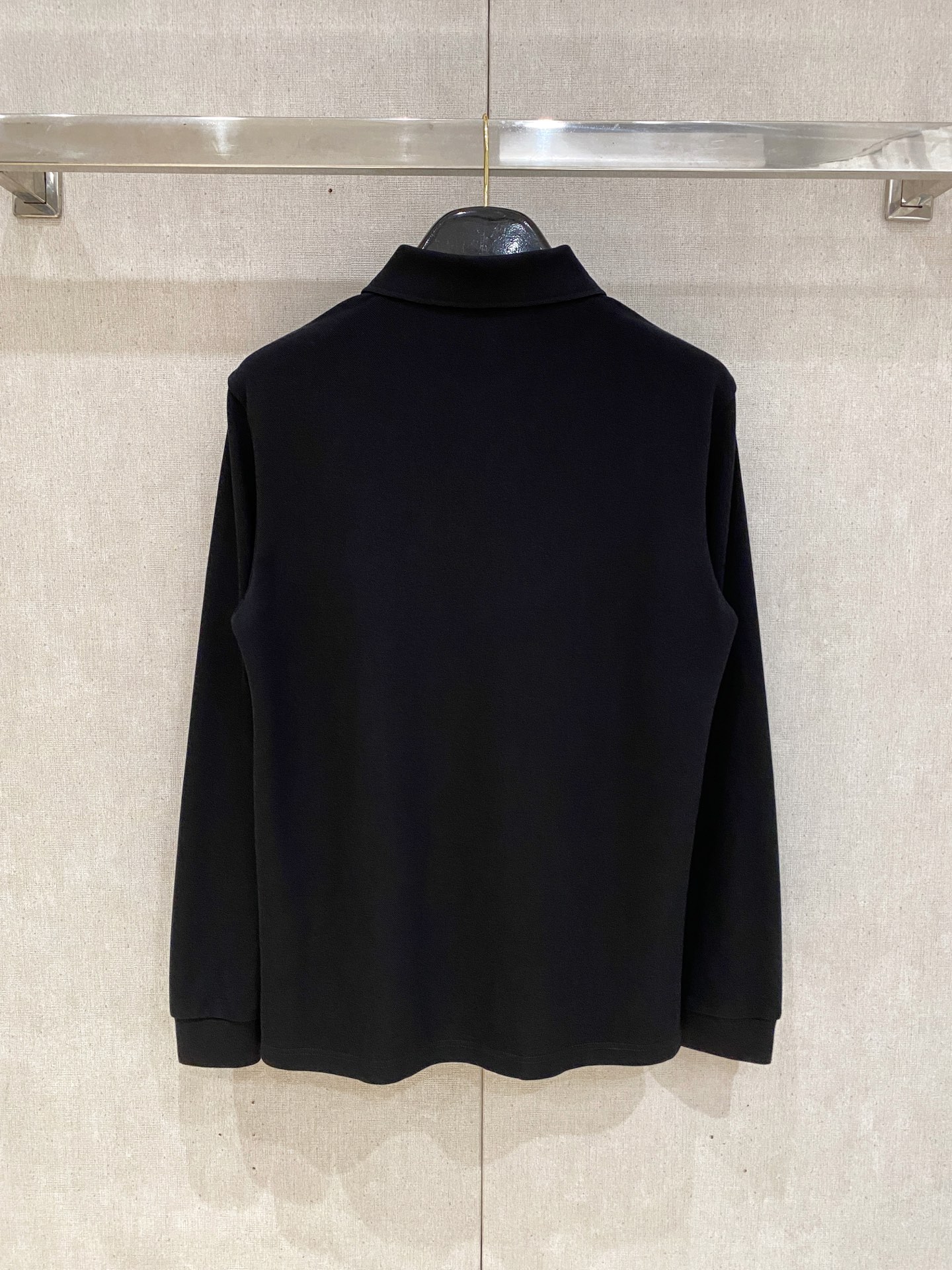 🔥🔥杰尼亚 25S秋季男士半拉链长袖POLO 胸前标志性LOGO徽标 整体非常的轻商务休闲！纯棉面料，上