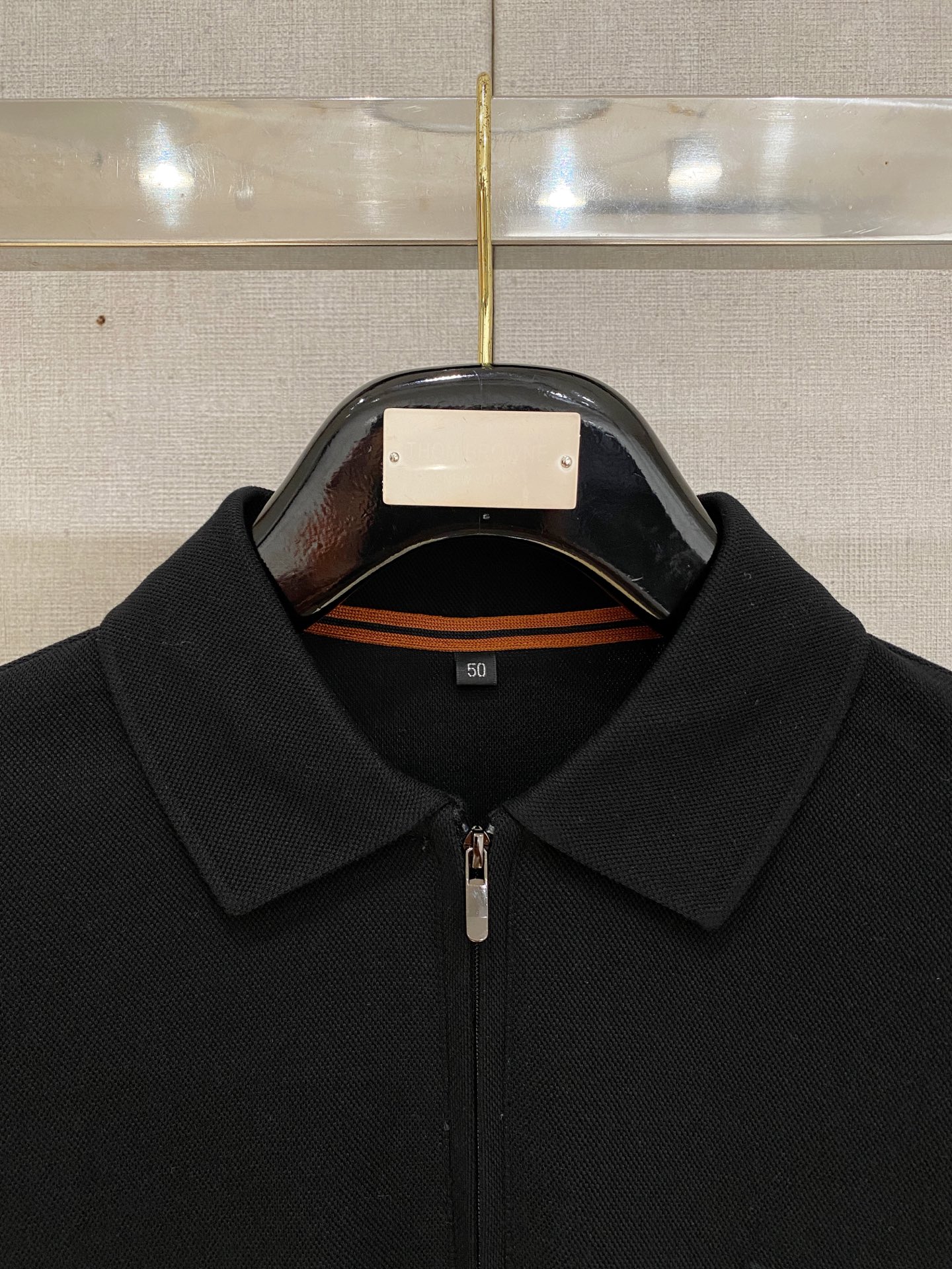 🔥🔥杰尼亚 25S秋季男士半拉链长袖POLO 胸前标志性LOGO徽标 整体非常的轻商务休闲！纯棉面料，上