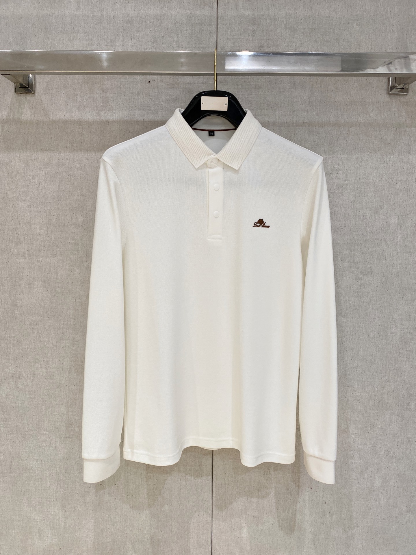 🔥🔥LS秋季男士半拉链长袖POLO 胸前标志性LOGO徽标 整体非常的轻商务休闲！纯棉面料，上身轻盈舒适