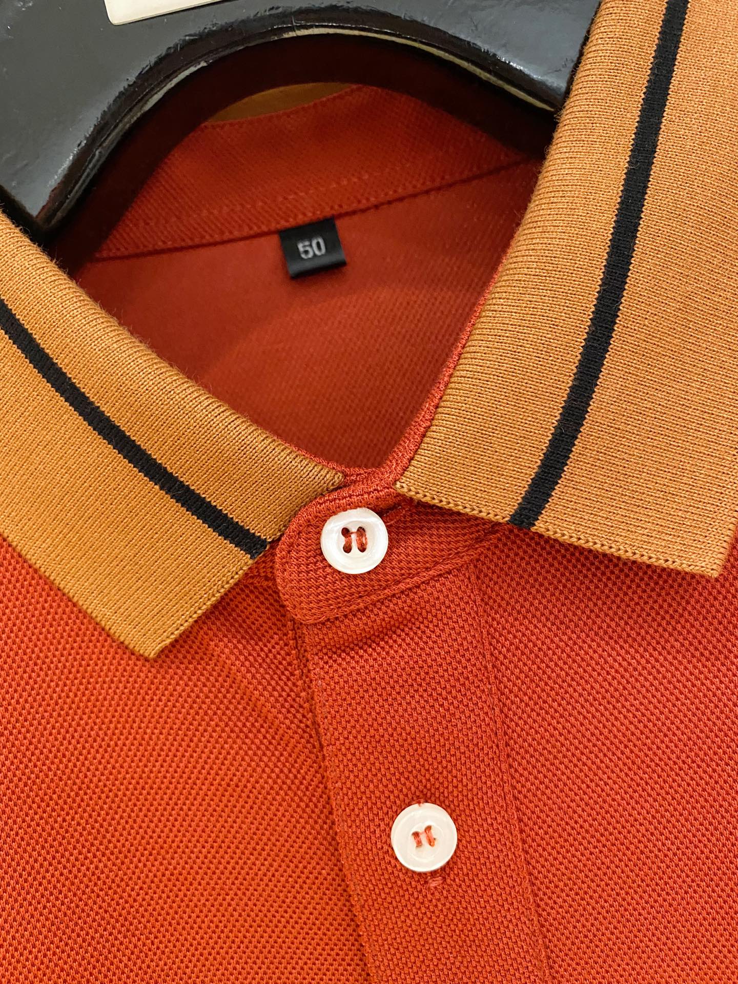 🔥🔥杰尼亚 25S秋季男士半拉链长袖POLO 胸前标志性LOGO徽标 整体非常的轻商务休闲！纯棉面料，上