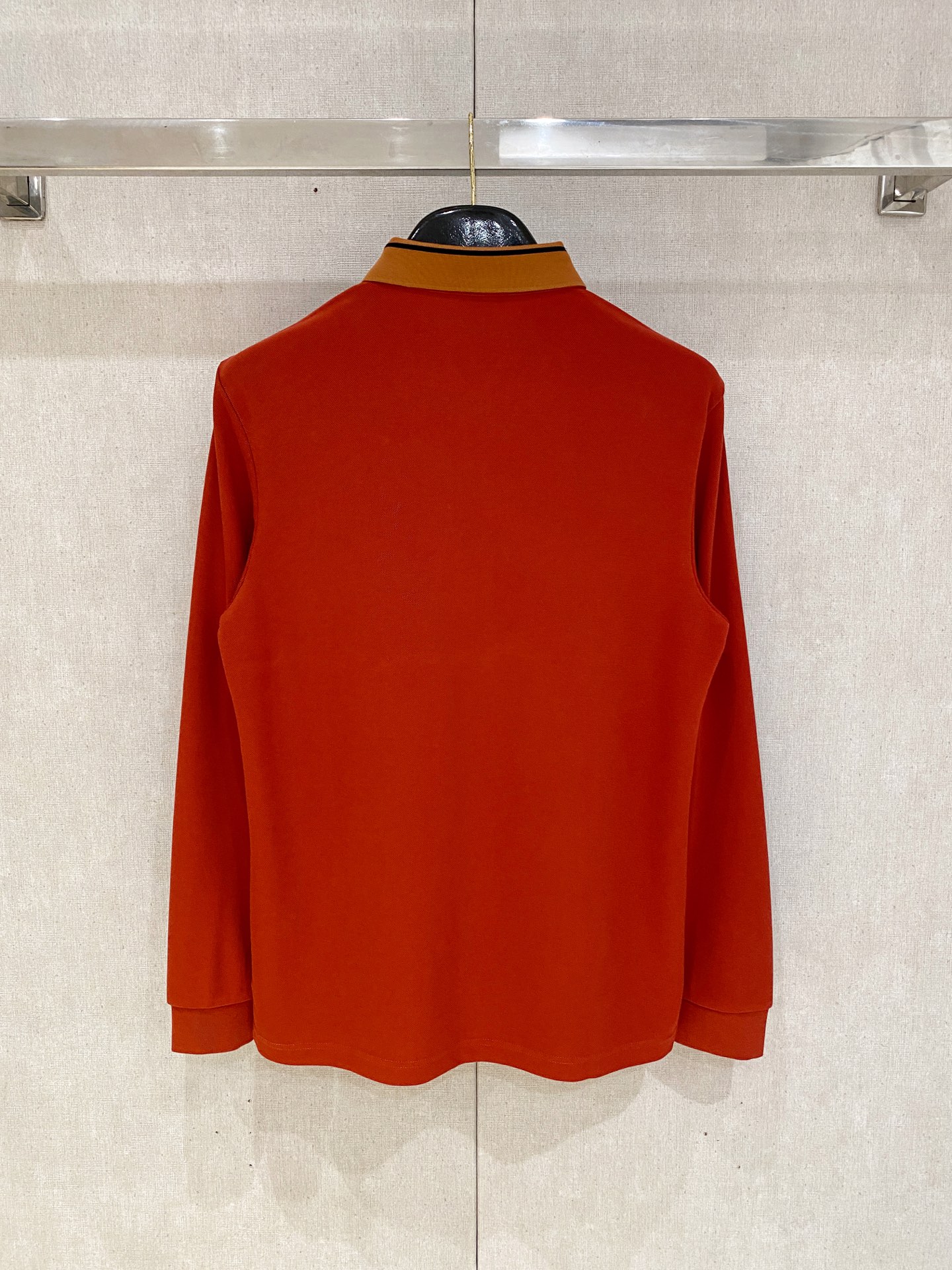 🔥🔥杰尼亚 25S秋季男士半拉链长袖POLO 胸前标志性LOGO徽标 整体非常的轻商务休闲！纯棉面料，上