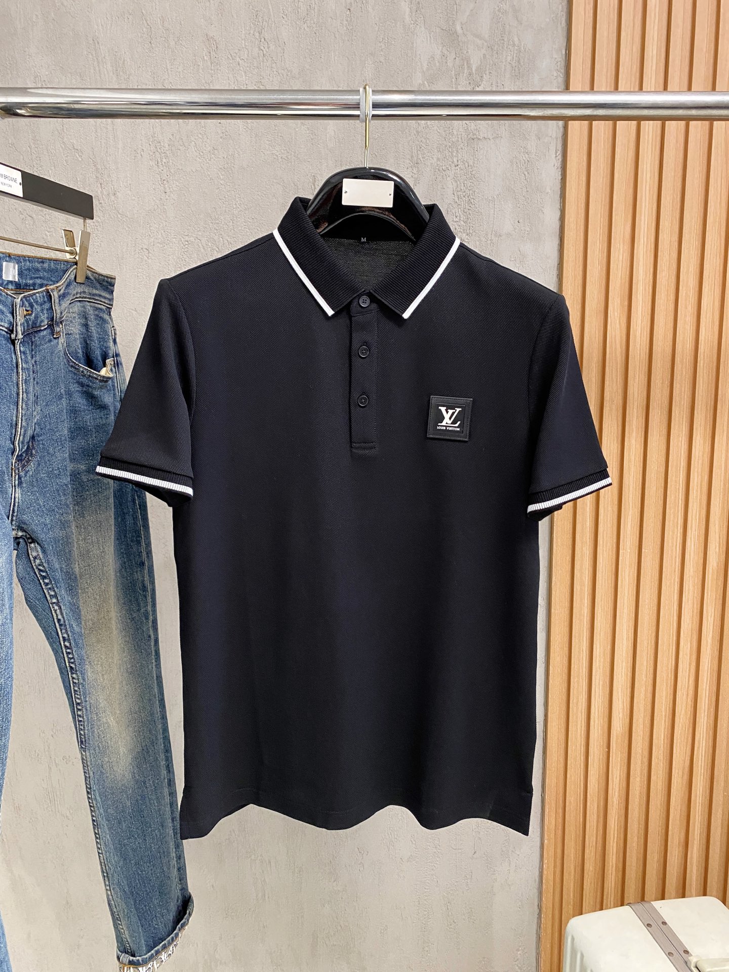 Lv 𝟏𝟎𝟎%新疆长绒棉 面料柔软舒适透气2026 夏季 限量款短袖Polo系列𝗦𝗜𝗭𝗘：𝗠-𝟰𝗫𝗟