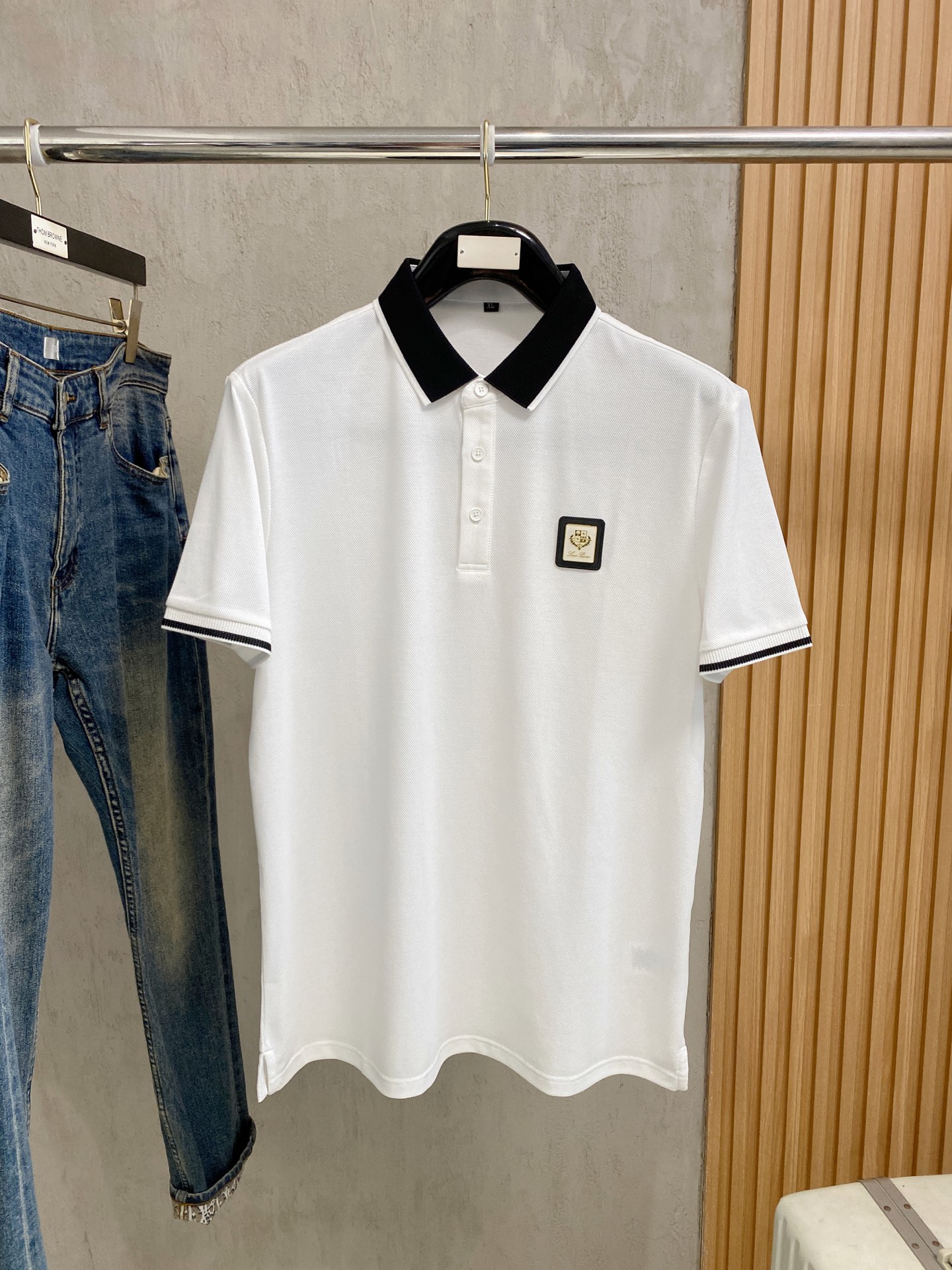 Loro Piana 𝟏𝟎%新疆长绒棉 面料柔软舒适透气2026 夏季 限量款短袖Polo系列𝗦𝗜𝗭𝗘：