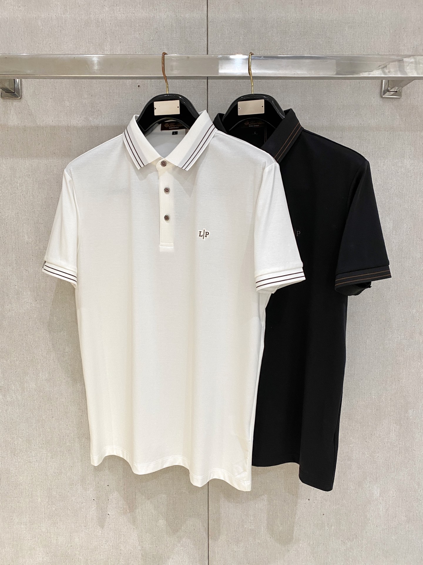 Loro Piana 𝟏𝟎%新疆长绒棉 面料柔软舒适透气2026 夏季 限量款短袖Polo系列𝗦𝗜𝗭𝗘：