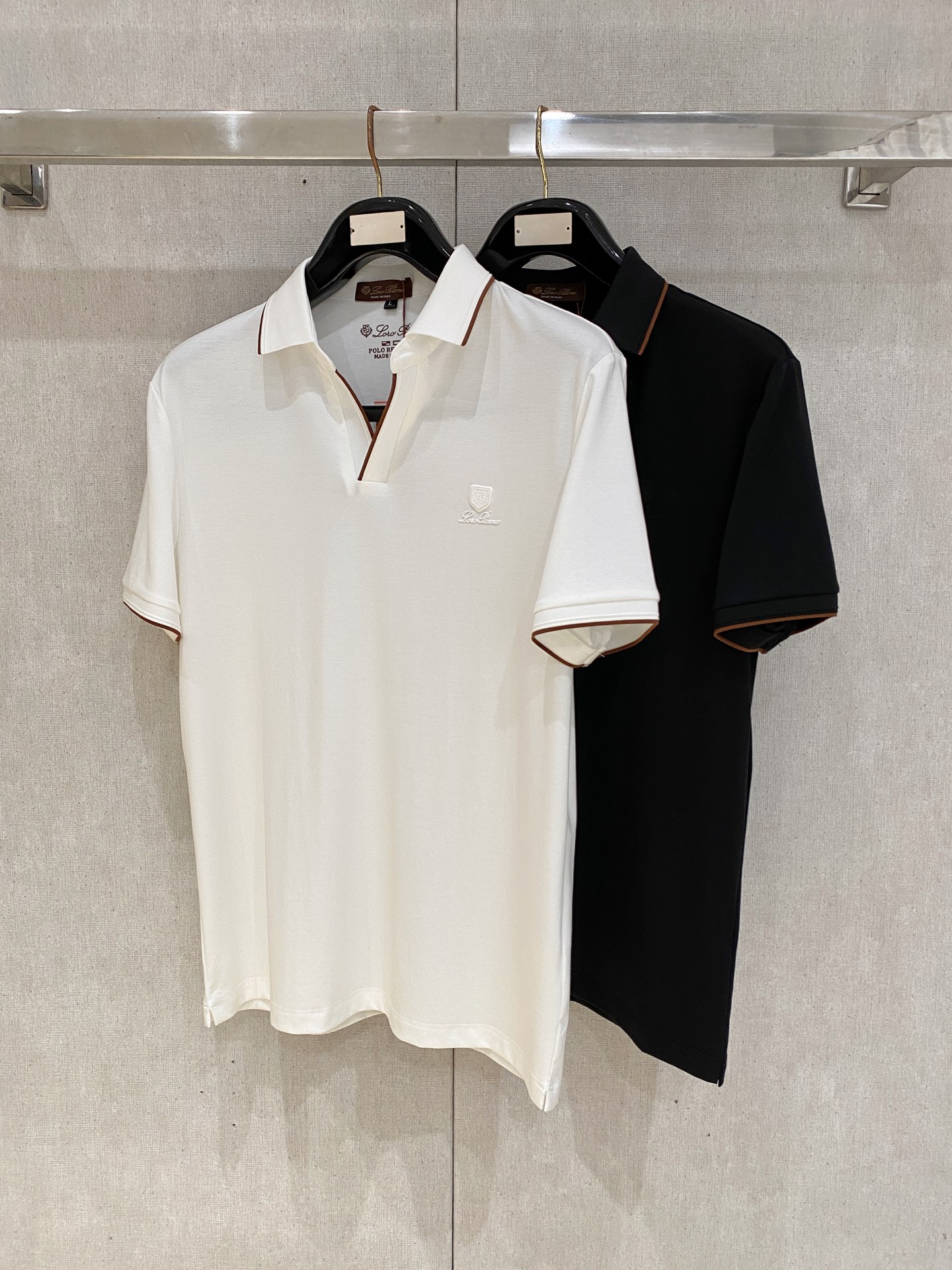 Loro Piana 𝟏𝟎%新疆长绒棉 面料柔软舒适透气2026 夏季 限量款短袖Polo系列𝗦𝗜𝗭𝗘：