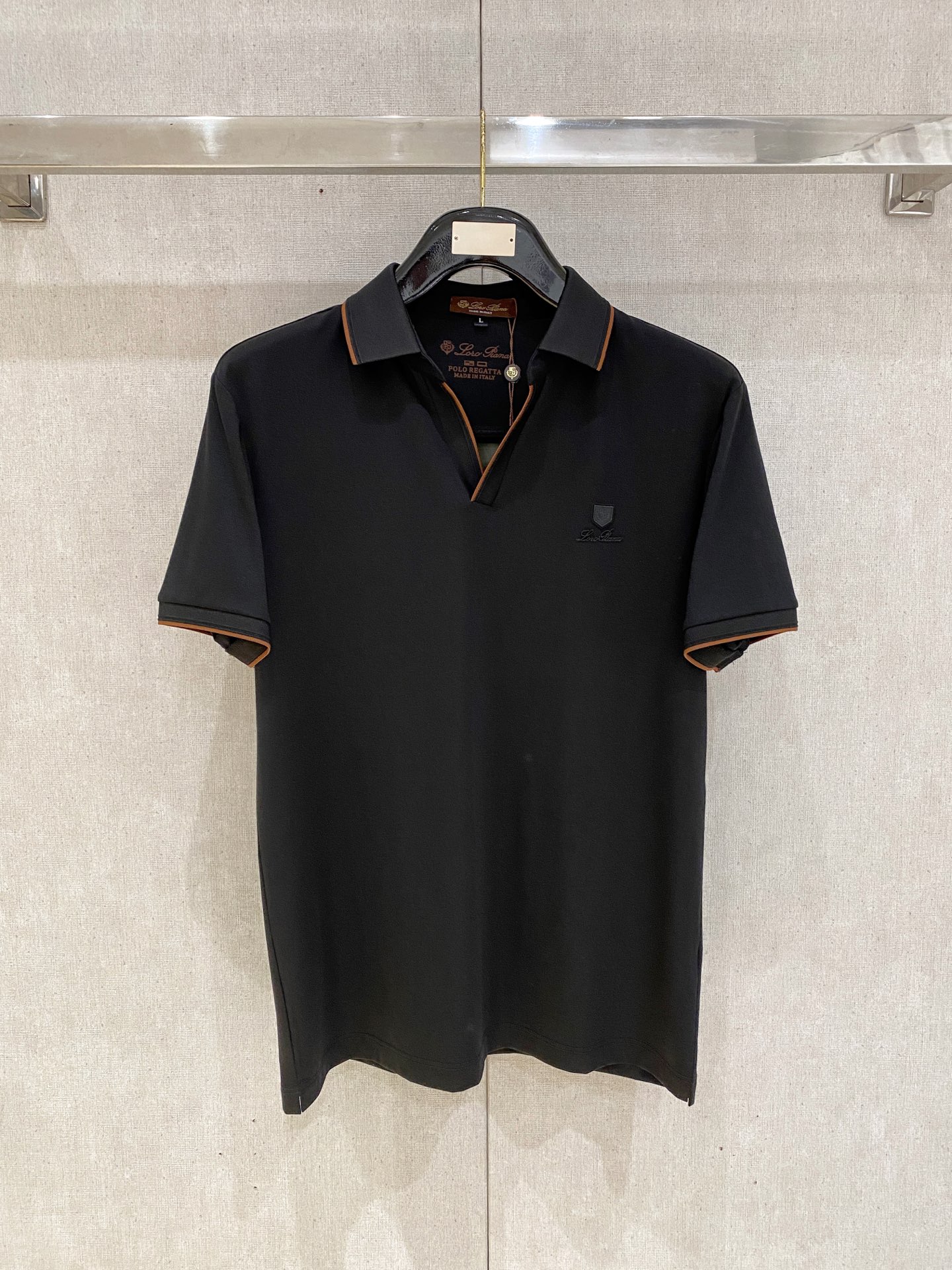 Loro Piana 𝟏𝟎%新疆长绒棉 面料柔软舒适透气2026 夏季 限量款短袖Polo系列𝗦𝗜𝗭𝗘：