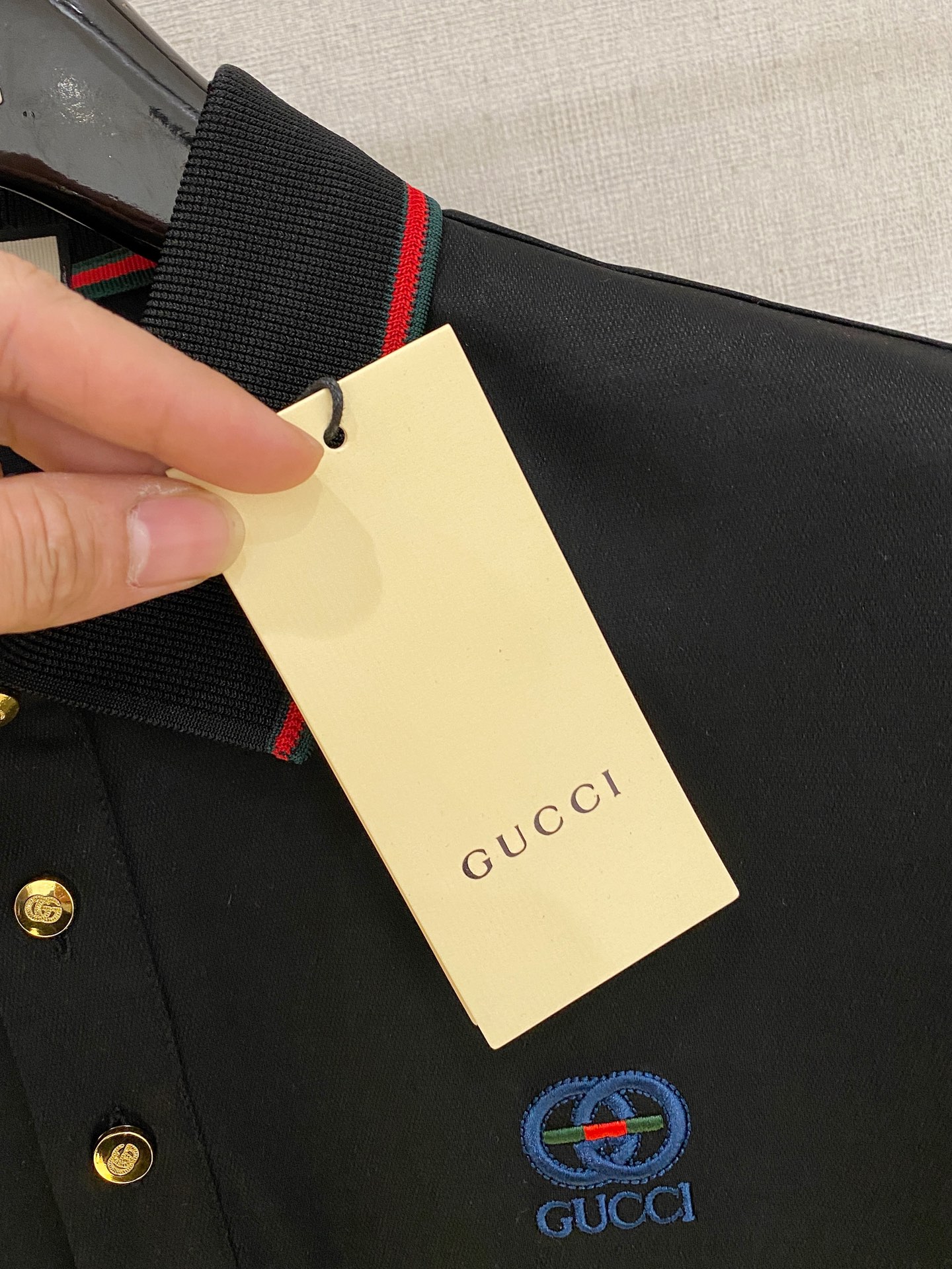 古驰 𝟏𝟎𝟎%新疆长绒棉 面料柔软舒适透气2026 夏季 限量款短袖Polo系列𝗦𝗜𝗭𝗘：𝗠-𝟰𝗫𝗟