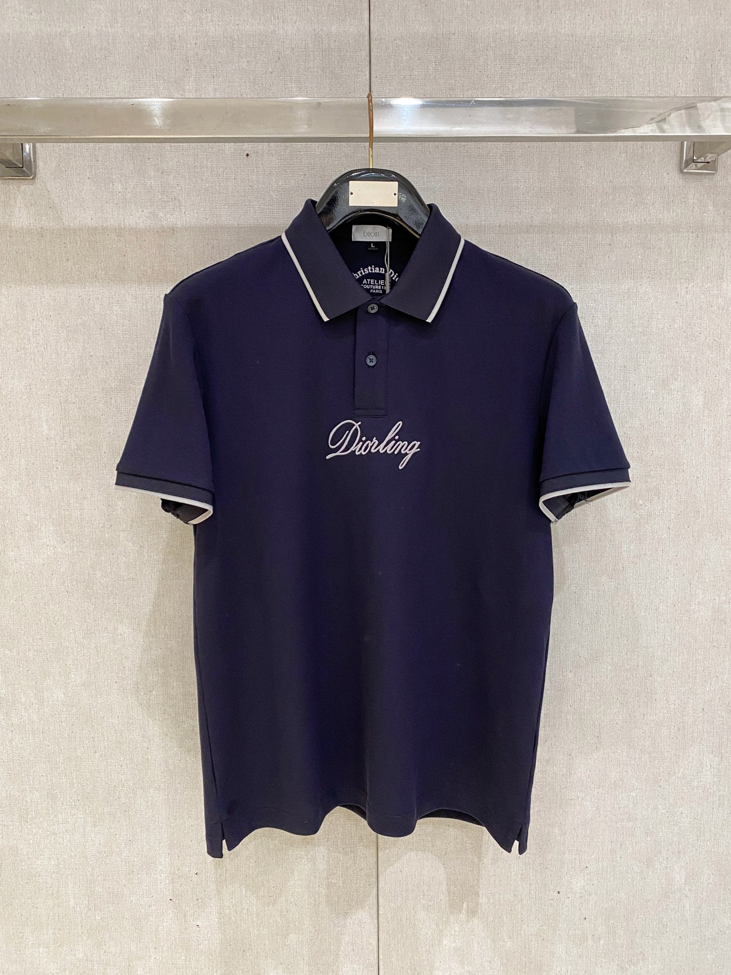 迪奥 𝟏𝟎𝟎%新疆长绒棉 面料柔软舒适透气2026 夏季 限量款短袖Polo系列𝗦𝗜𝗭𝗘：𝗠-𝟰𝗫𝗟