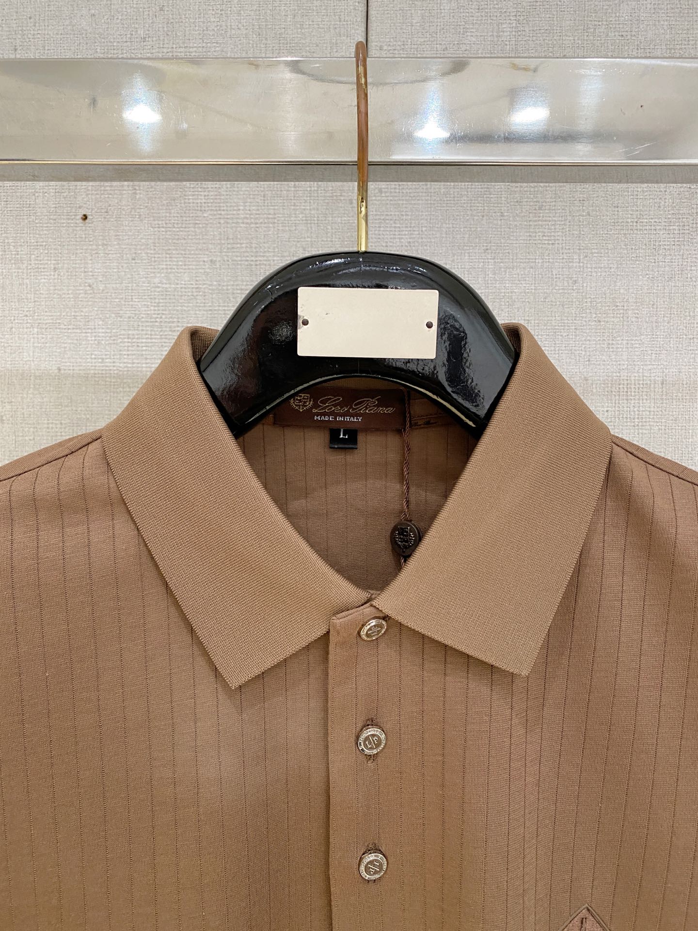 Loro Piana 𝟐𝟎%新疆长绒棉 面料柔软舒适透气2026 夏季 限量款短袖Polo系列𝗦𝗜𝗭𝗘：