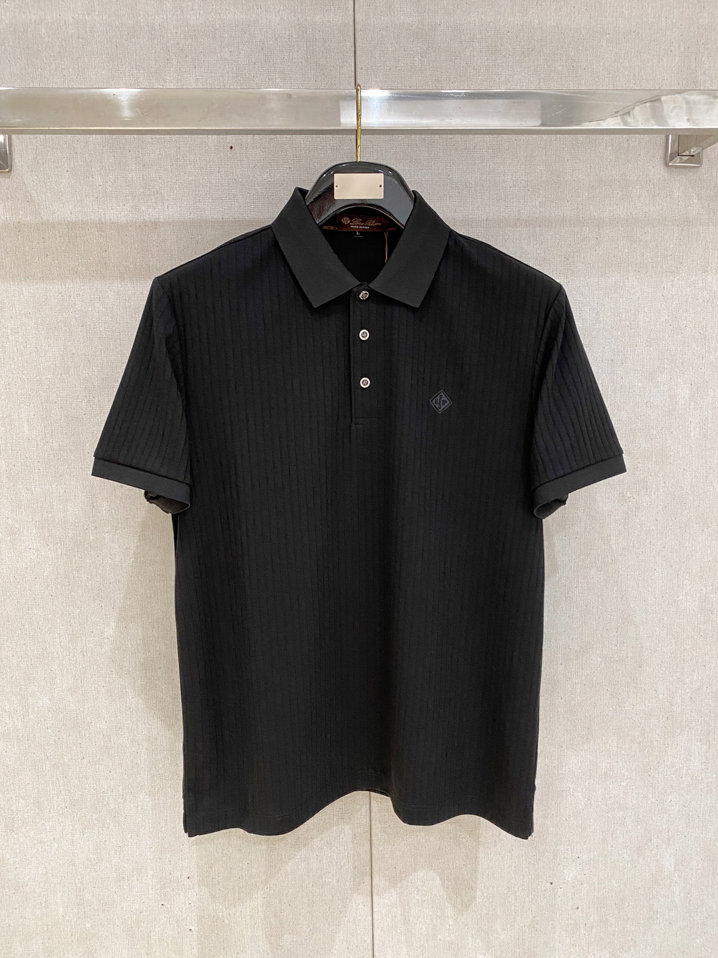 Loro Piana 𝟐𝟎%新疆长绒棉 面料柔软舒适透气2026 夏季 限量款短袖Polo系列𝗦𝗜𝗭𝗘：