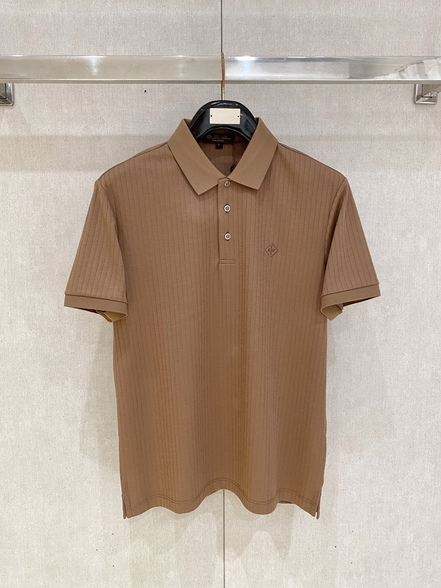 Loro Piana 𝟐𝟎%新疆长绒棉 面料柔软舒适透气2026 夏季 限量款短袖Polo系列𝗦𝗜𝗭𝗘：