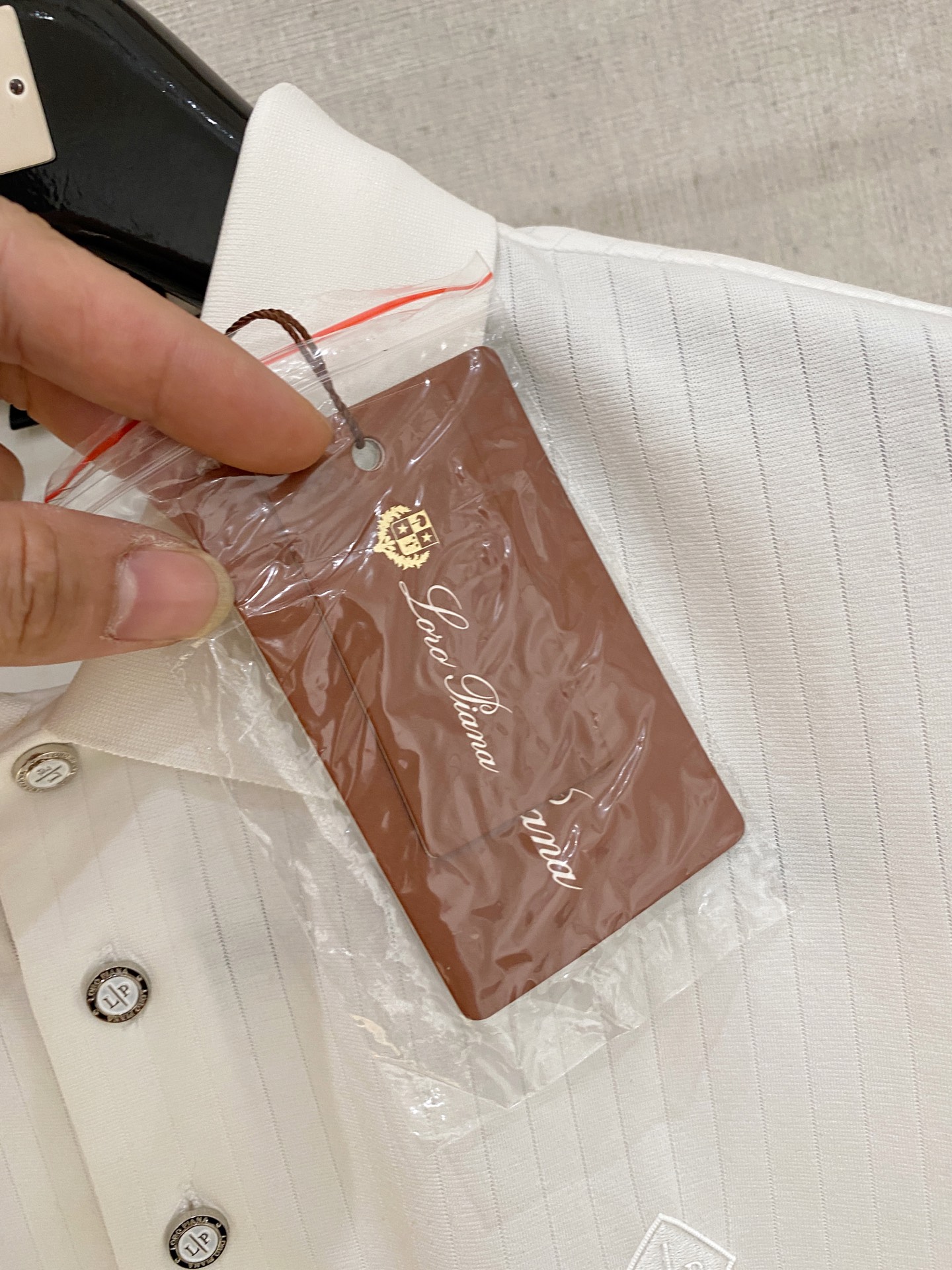 Loro Piana 𝟐𝟎%新疆长绒棉 面料柔软舒适透气2026 夏季 限量款短袖Polo系列𝗦𝗜𝗭𝗘：