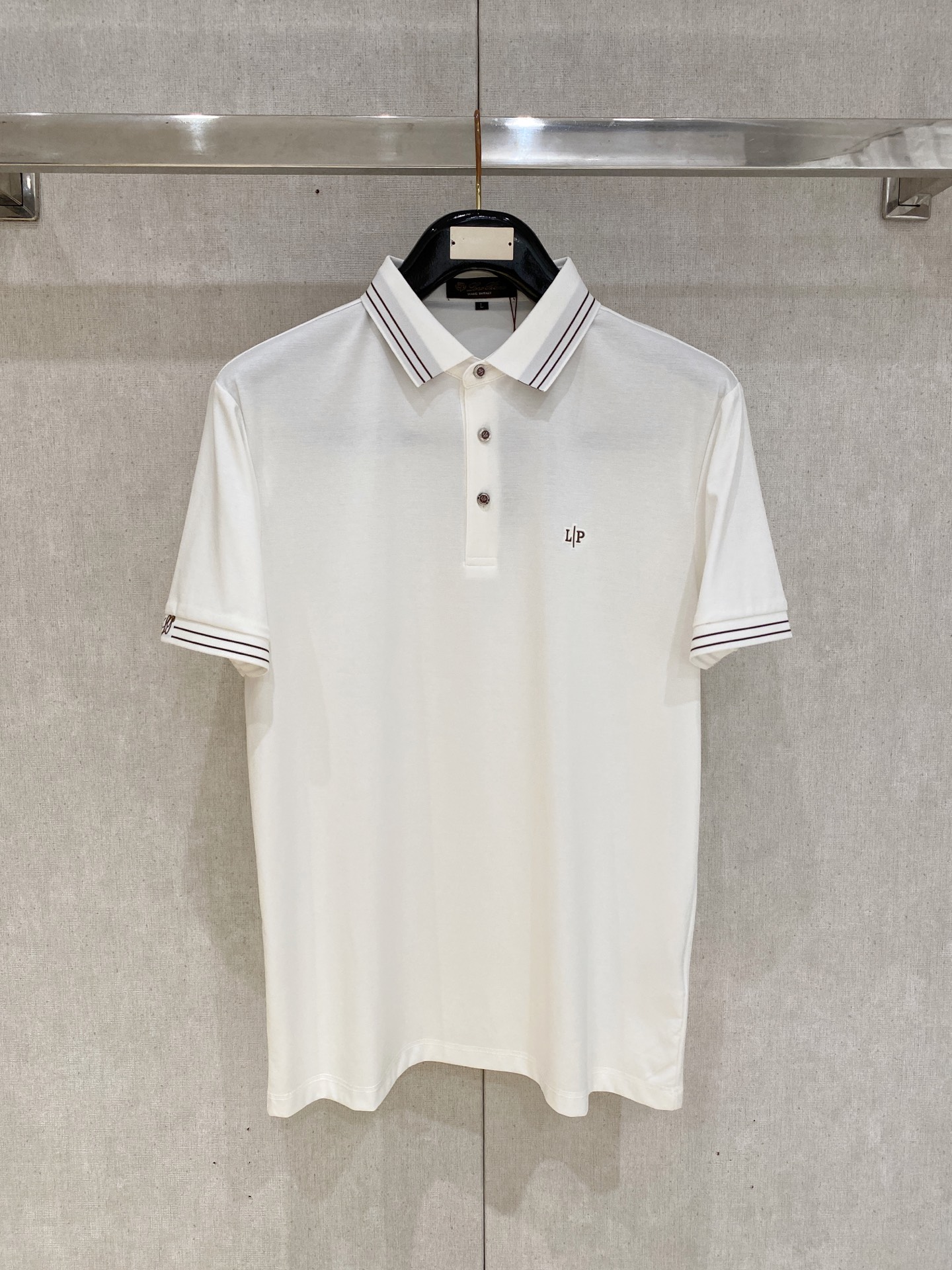 Loro Piana 𝟏𝟎%新疆长绒棉 面料柔软舒适透气2026 夏季 限量款短袖Polo系列𝗦𝗜𝗭𝗘：