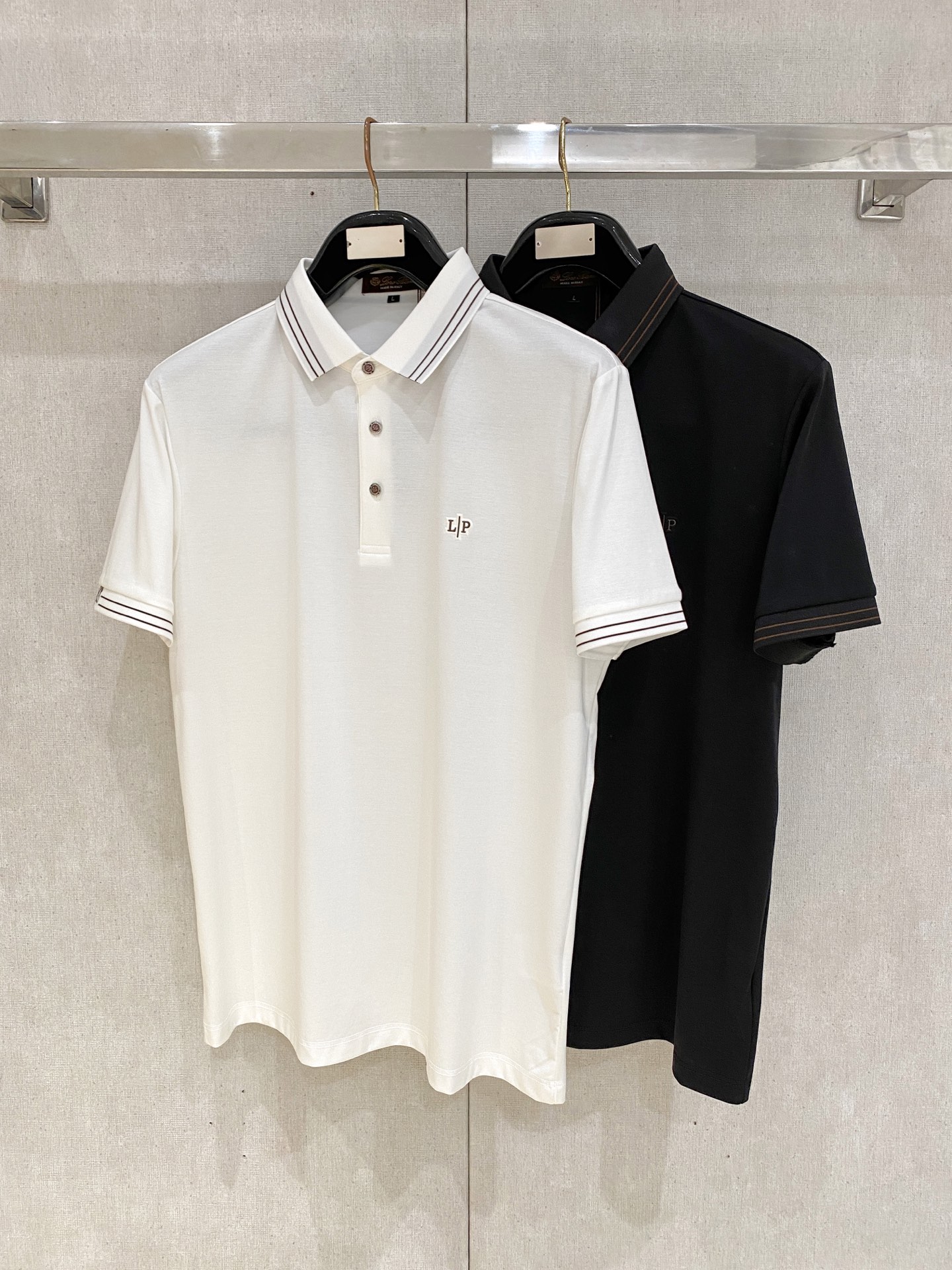 Loro Piana 𝟏𝟎%新疆长绒棉 面料柔软舒适透气2026 夏季 限量款短袖Polo系列𝗦𝗜𝗭𝗘：