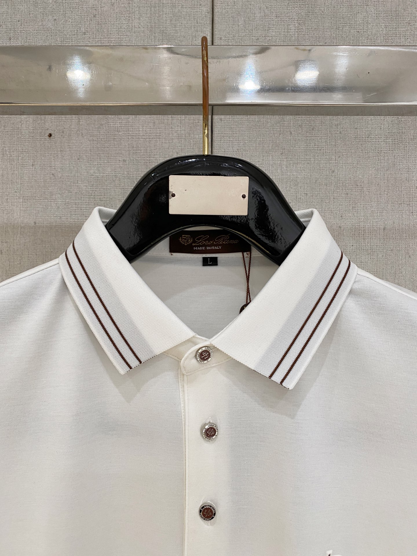 Loro Piana 𝟏𝟎%新疆长绒棉 面料柔软舒适透气2026 夏季 限量款短袖Polo系列𝗦𝗜𝗭𝗘：