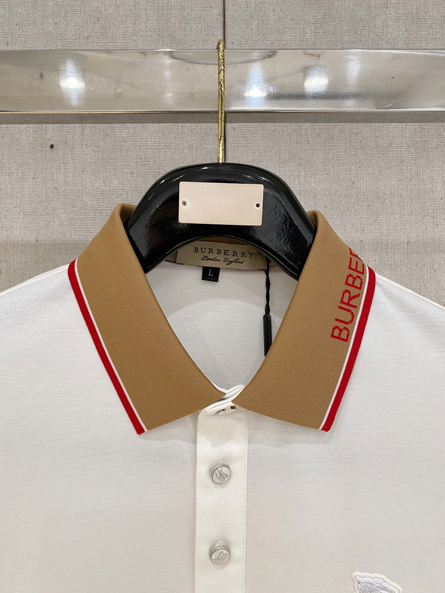 巴宝莉 𝟏𝟎𝟎%新疆长绒棉 面料柔软舒适透气2026 夏季 限量款短袖Polo系列𝗦𝗜𝗭𝗘：𝗠-𝟰𝗫𝗟