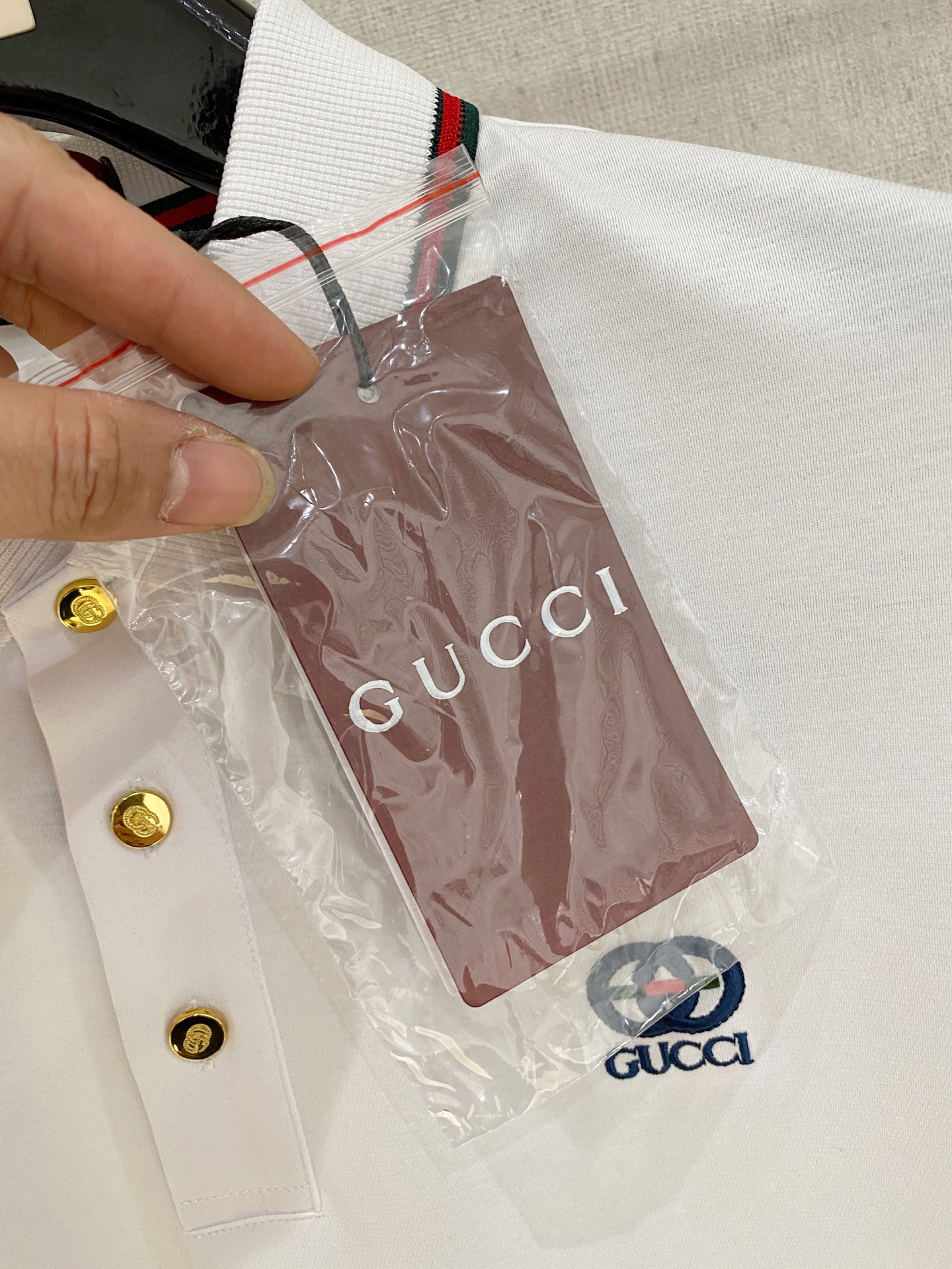 古驰 𝟏𝟎𝟎%新疆长绒棉 面料柔软舒适透气2026 夏季 限量款短袖Polo系列𝗦𝗜𝗭𝗘：𝗠-𝟰𝗫𝗟