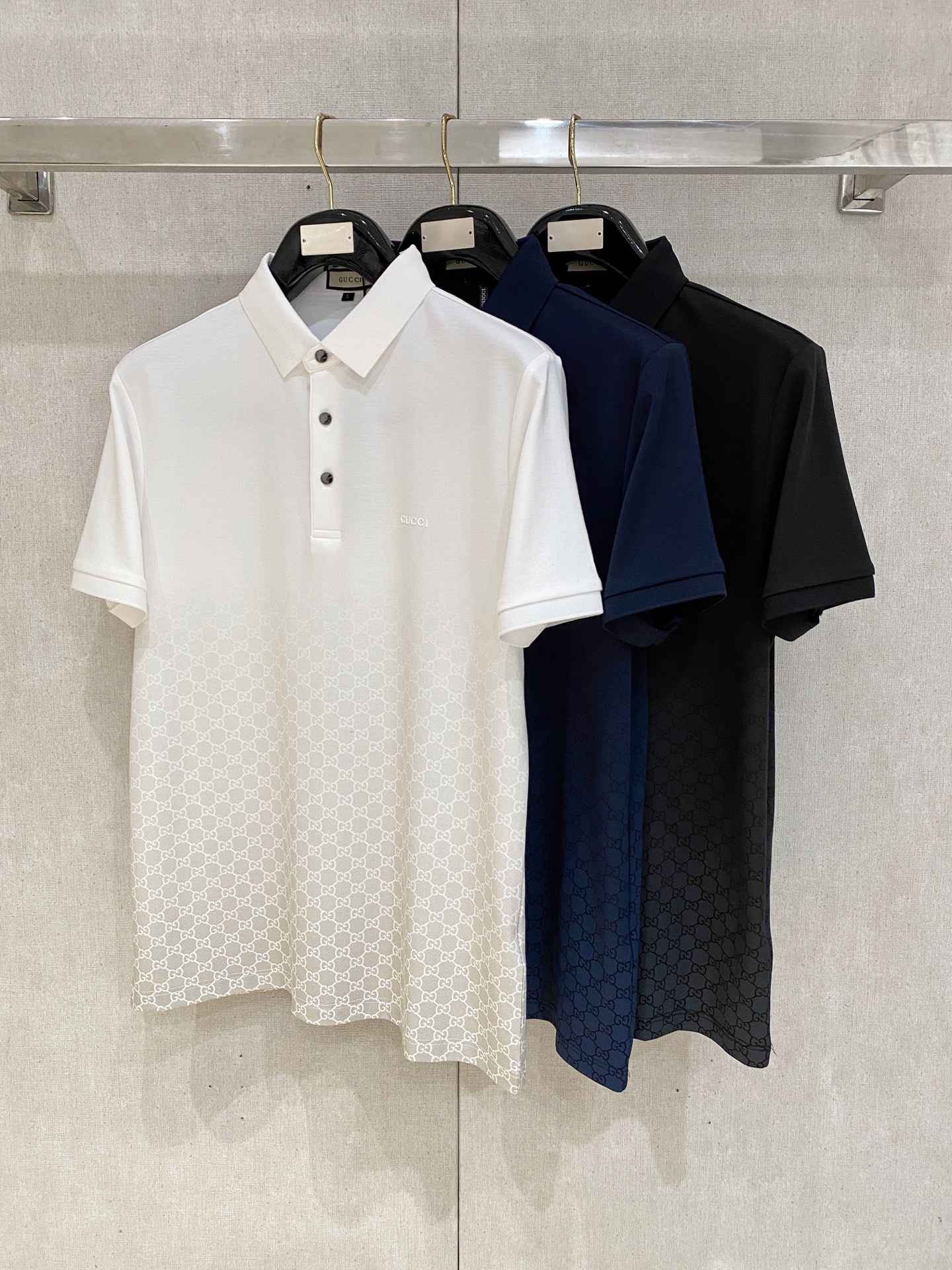 古驰 𝟏𝟎𝟎%新疆长绒棉 面料柔软舒适透气2026 夏季 限量款短袖Polo系列𝗦𝗜𝗭𝗘：𝗠-𝟰𝗫𝗟