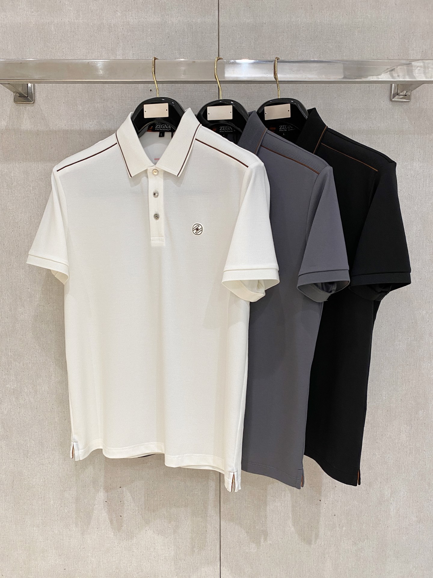 杰尼亚 𝟏𝟎𝟎%新疆长绒棉 面料柔软舒适透气2026 夏季 限量款短袖Polo系列𝗦𝗜𝗭𝗘：𝗠-𝟰𝗫𝗟