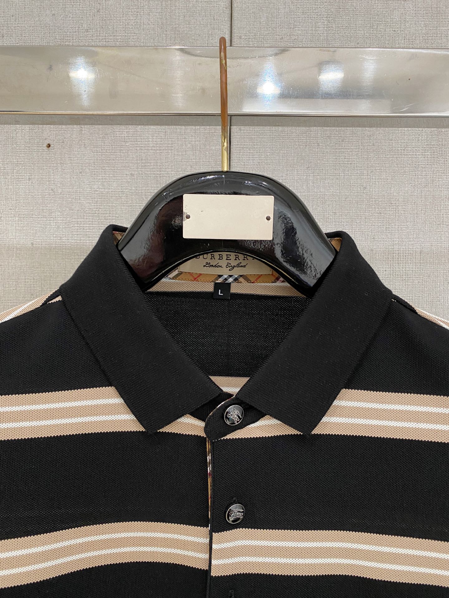 巴宝莉 𝟏𝟎𝟎%新疆长绒棉 面料柔软舒适透气2026 夏季 限量款短袖Polo系列𝗦𝗜𝗭𝗘：𝗠-𝟰𝗫𝗟