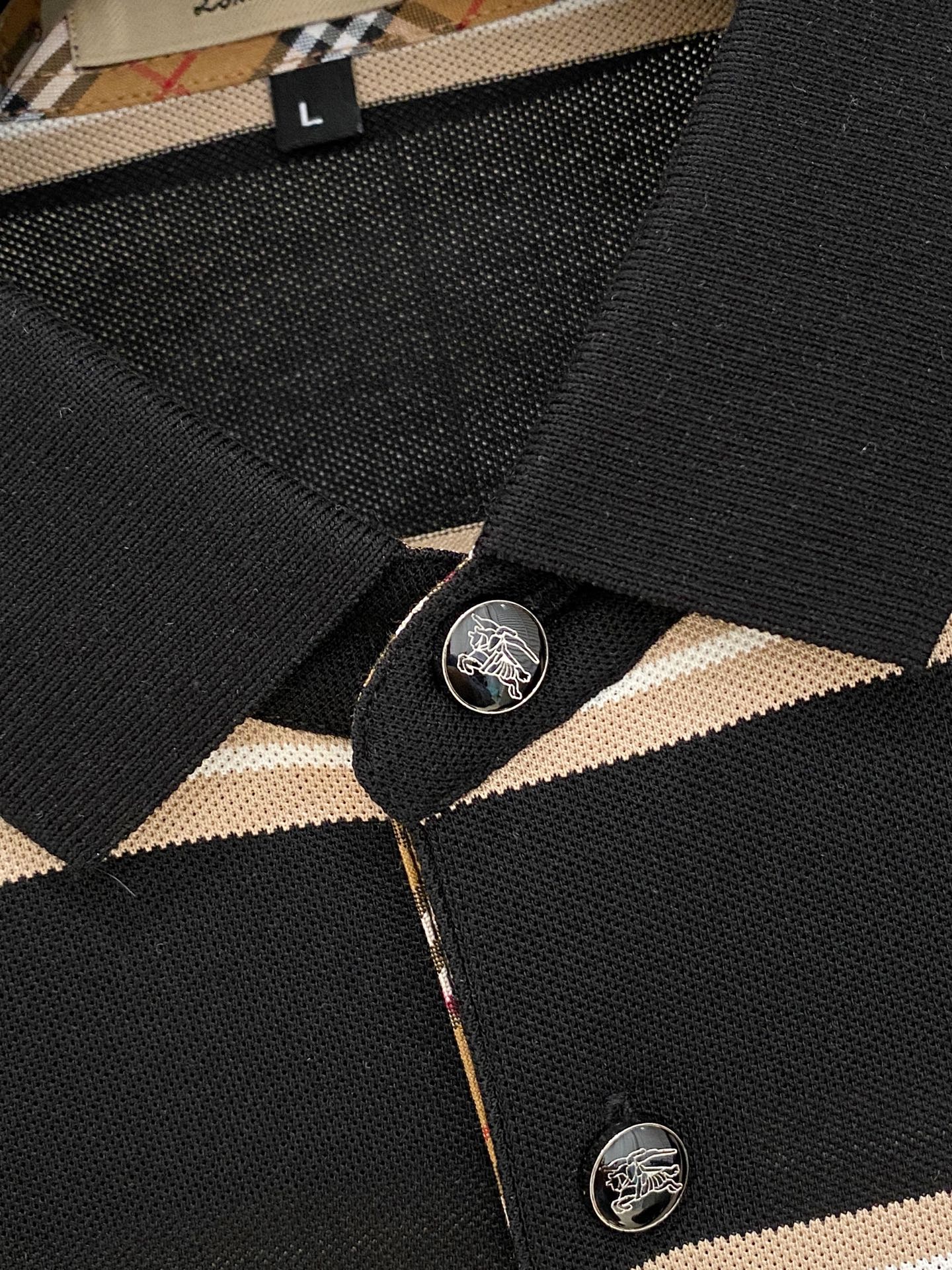 巴宝莉 𝟏𝟎𝟎%新疆长绒棉 面料柔软舒适透气2026 夏季 限量款短袖Polo系列𝗦𝗜𝗭𝗘：𝗠-𝟰𝗫𝗟