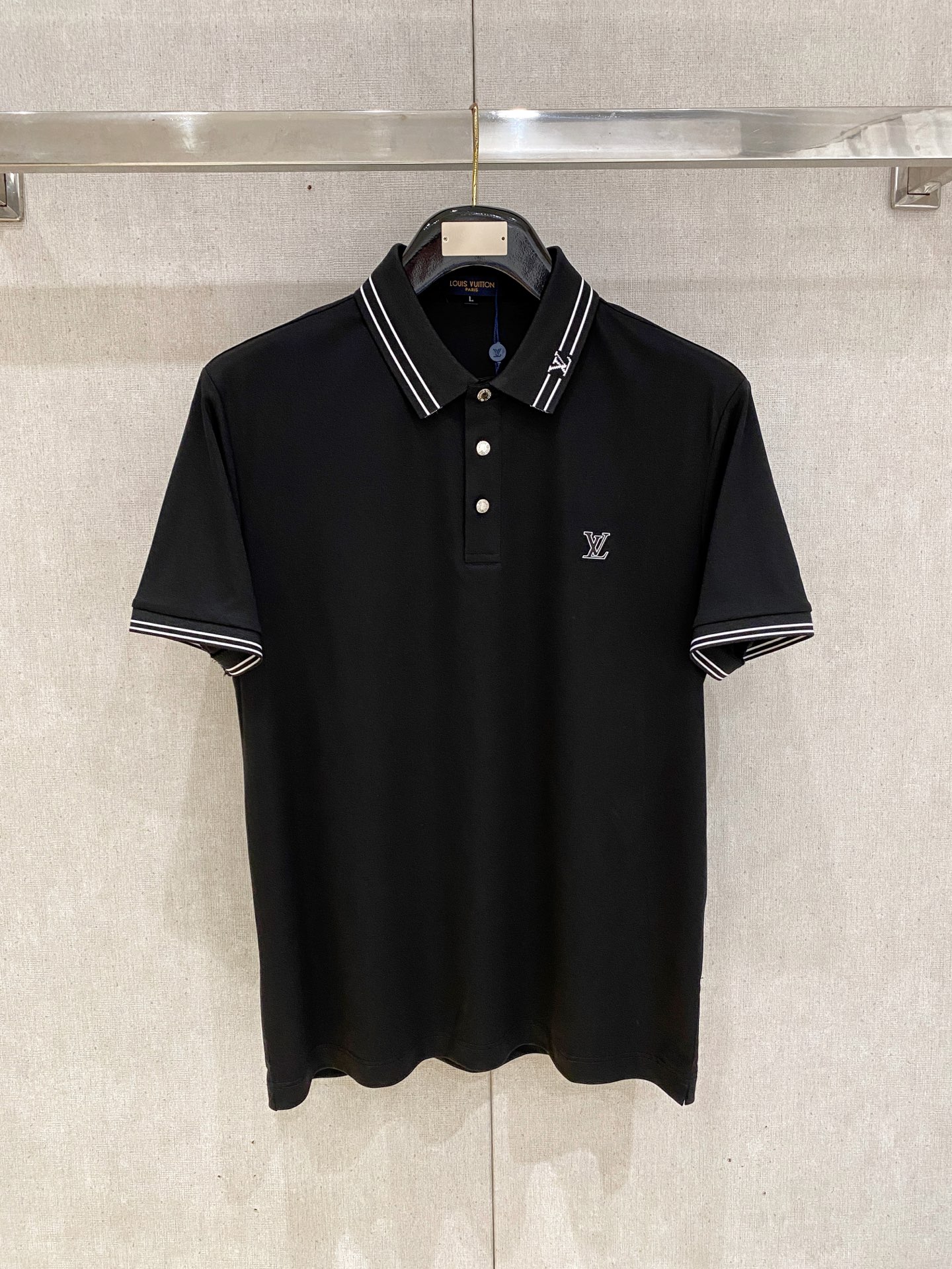 lv 𝟏𝟎𝟎%新疆长绒棉 面料柔软舒适透气2026 夏季 限量款短袖Polo系列𝗦𝗜𝗭𝗘：𝗠-𝟰𝗫𝗟