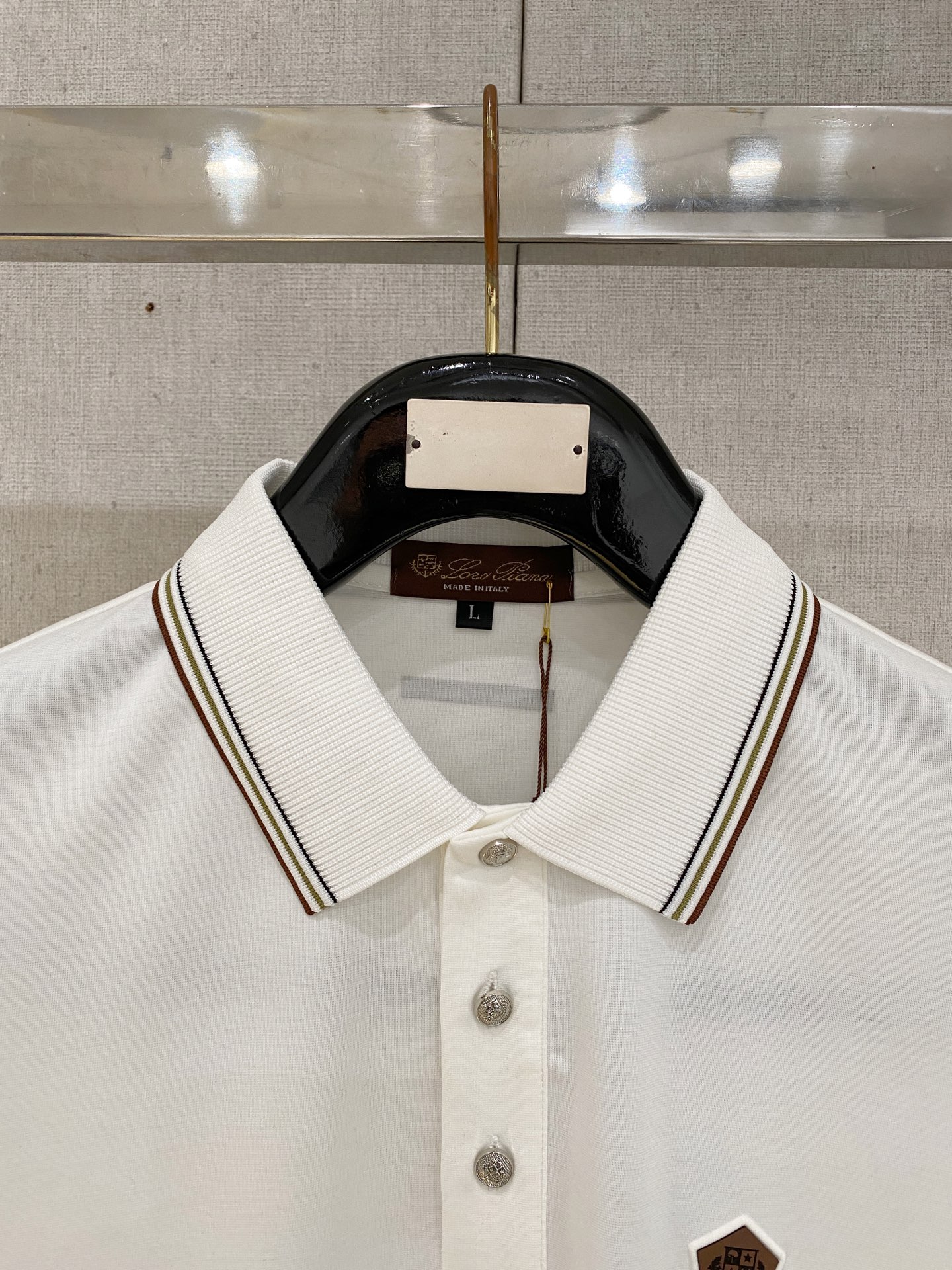 Loro Piana 𝟏𝟎%新疆长绒棉 面料柔软舒适透气2026 夏季 限量款短袖Polo系列𝗦𝗜𝗭𝗘：