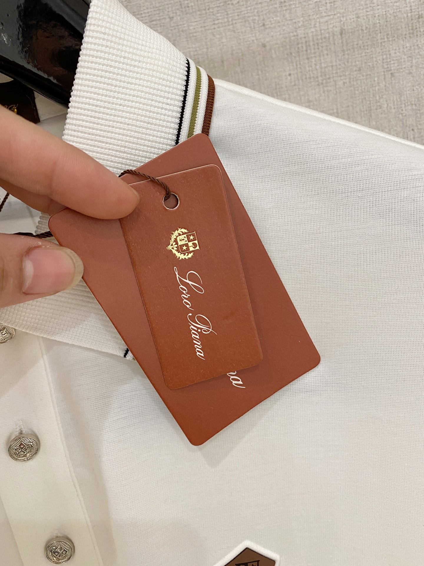 Loro Piana 𝟏𝟎%新疆长绒棉 面料柔软舒适透气2026 夏季 限量款短袖Polo系列𝗦𝗜𝗭𝗘：