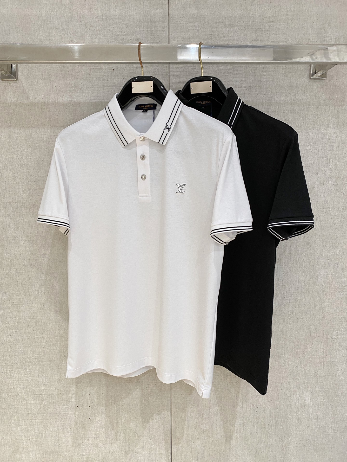 lv 𝟏𝟎𝟎%新疆长绒棉 面料柔软舒适透气2026 夏季 限量款短袖Polo系列𝗦𝗜𝗭𝗘：𝗠-𝟰𝗫𝗟