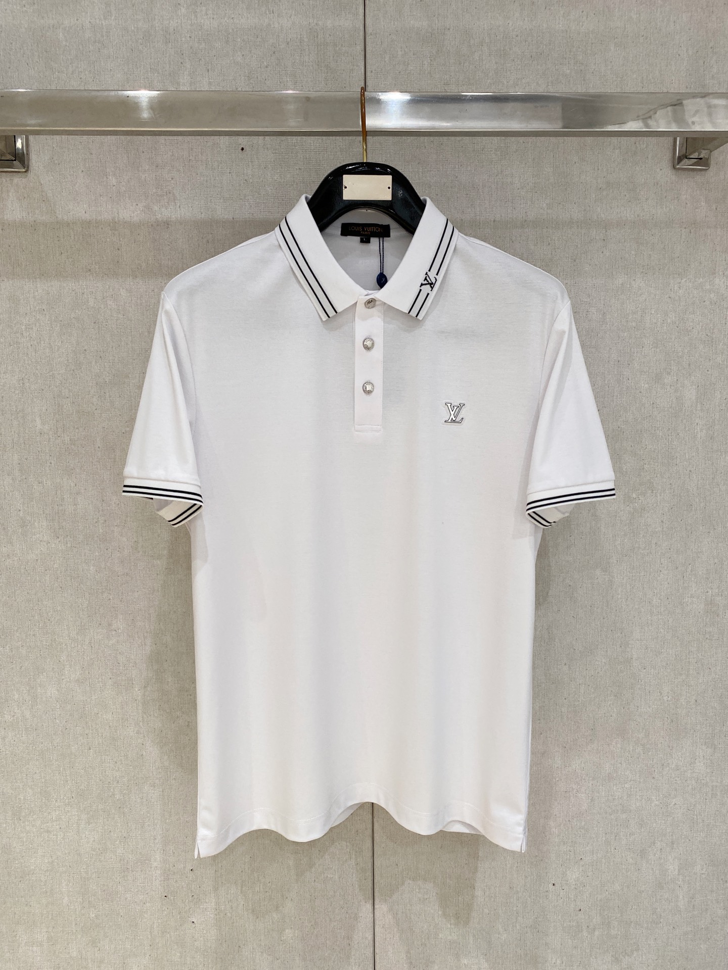 lv 𝟏𝟎𝟎%新疆长绒棉 面料柔软舒适透气2026 夏季 限量款短袖Polo系列𝗦𝗜𝗭𝗘：𝗠-𝟰𝗫𝗟