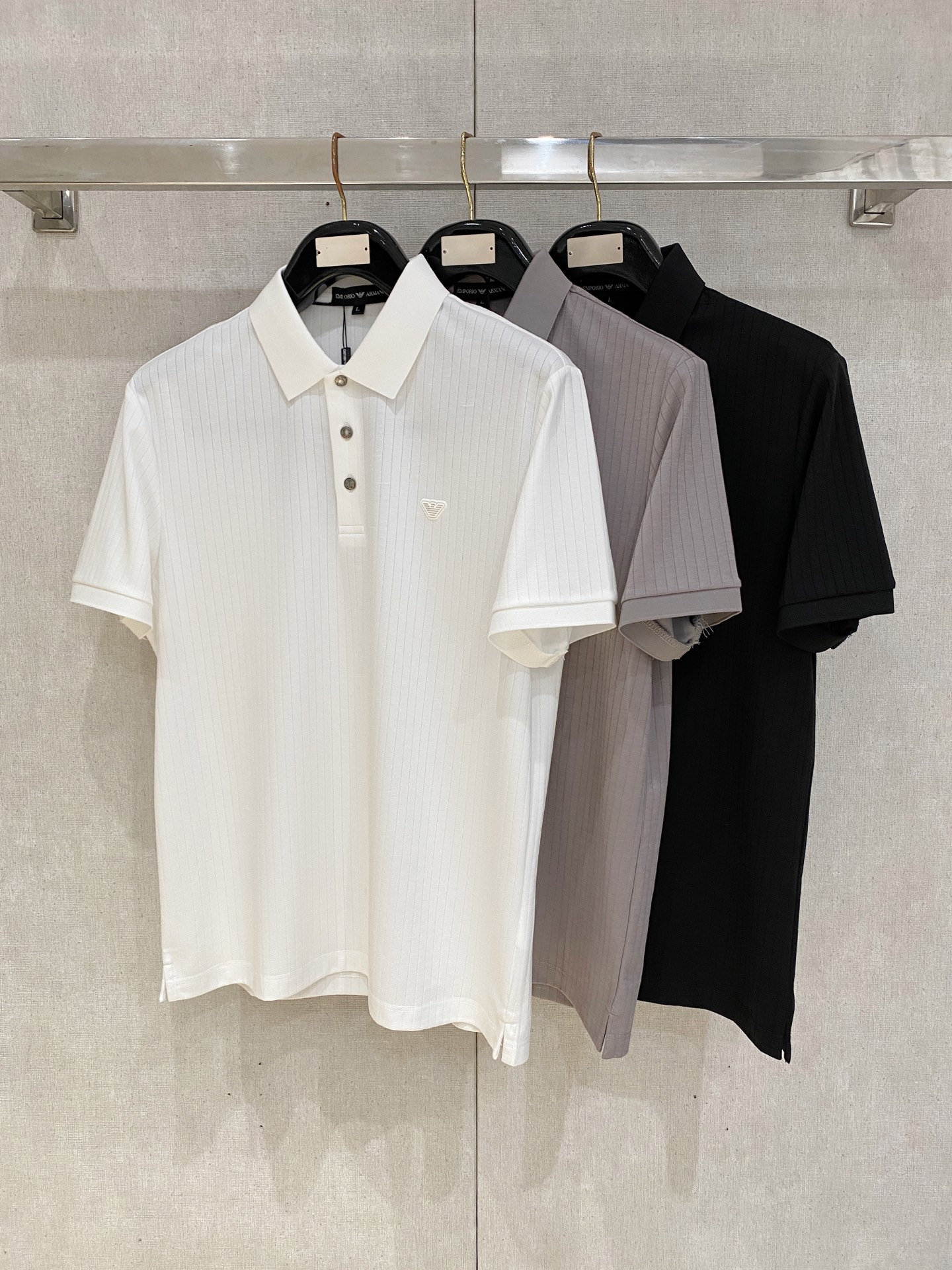 阿玛尼 𝟏𝟏𝟎%新疆长绒棉 面料柔软舒适透气2026 夏季 限量款短袖Polo系列𝗦𝗜𝗭𝗘：𝗠-𝟰𝗫𝗟