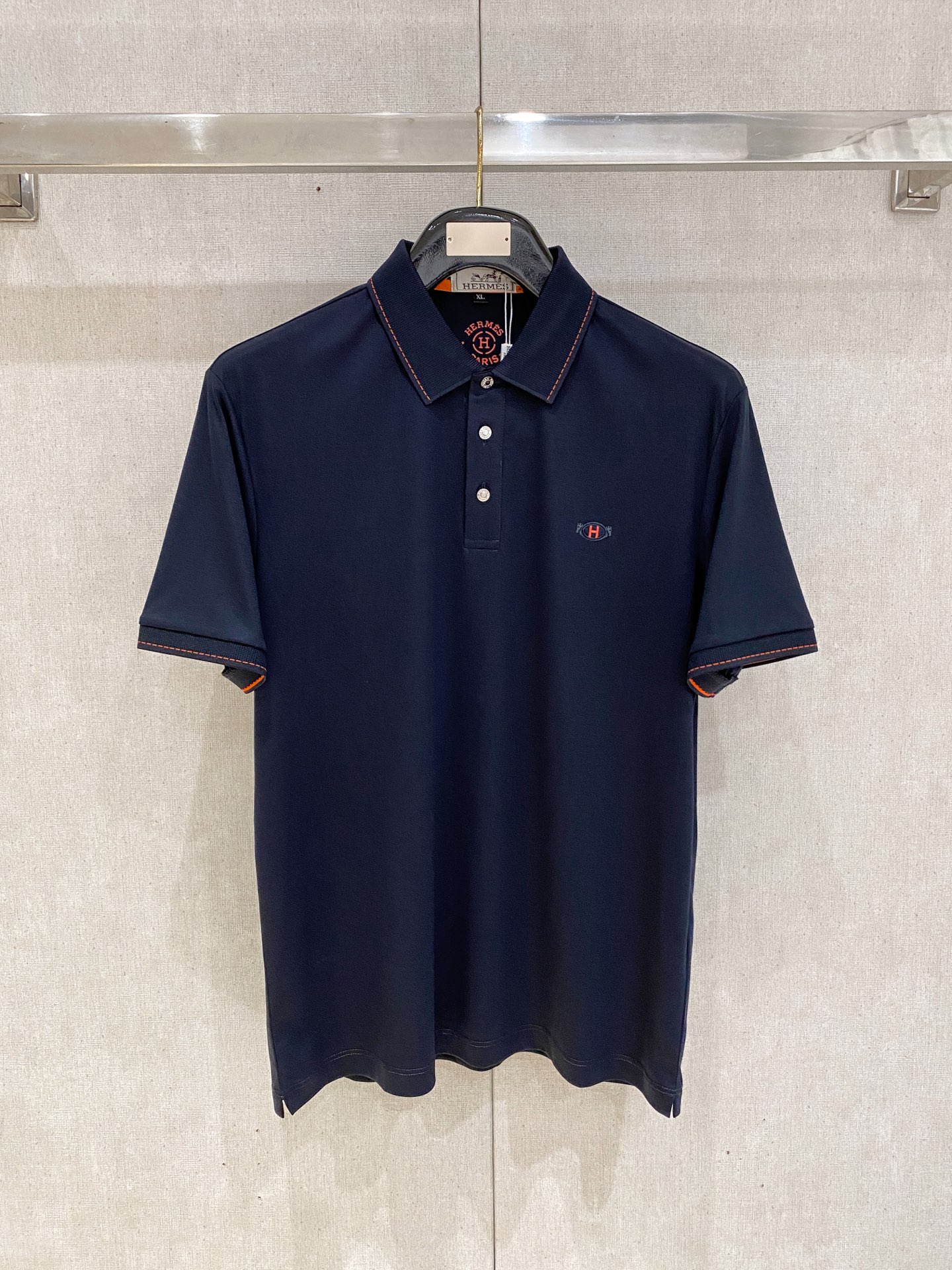 爱马仕 𝟏𝟎𝟎%新疆长绒棉 面料柔软舒适透气2026 夏季 限量款短袖Polo系列𝗦𝗜𝗭𝗘：𝗠-𝟰𝗫𝗟