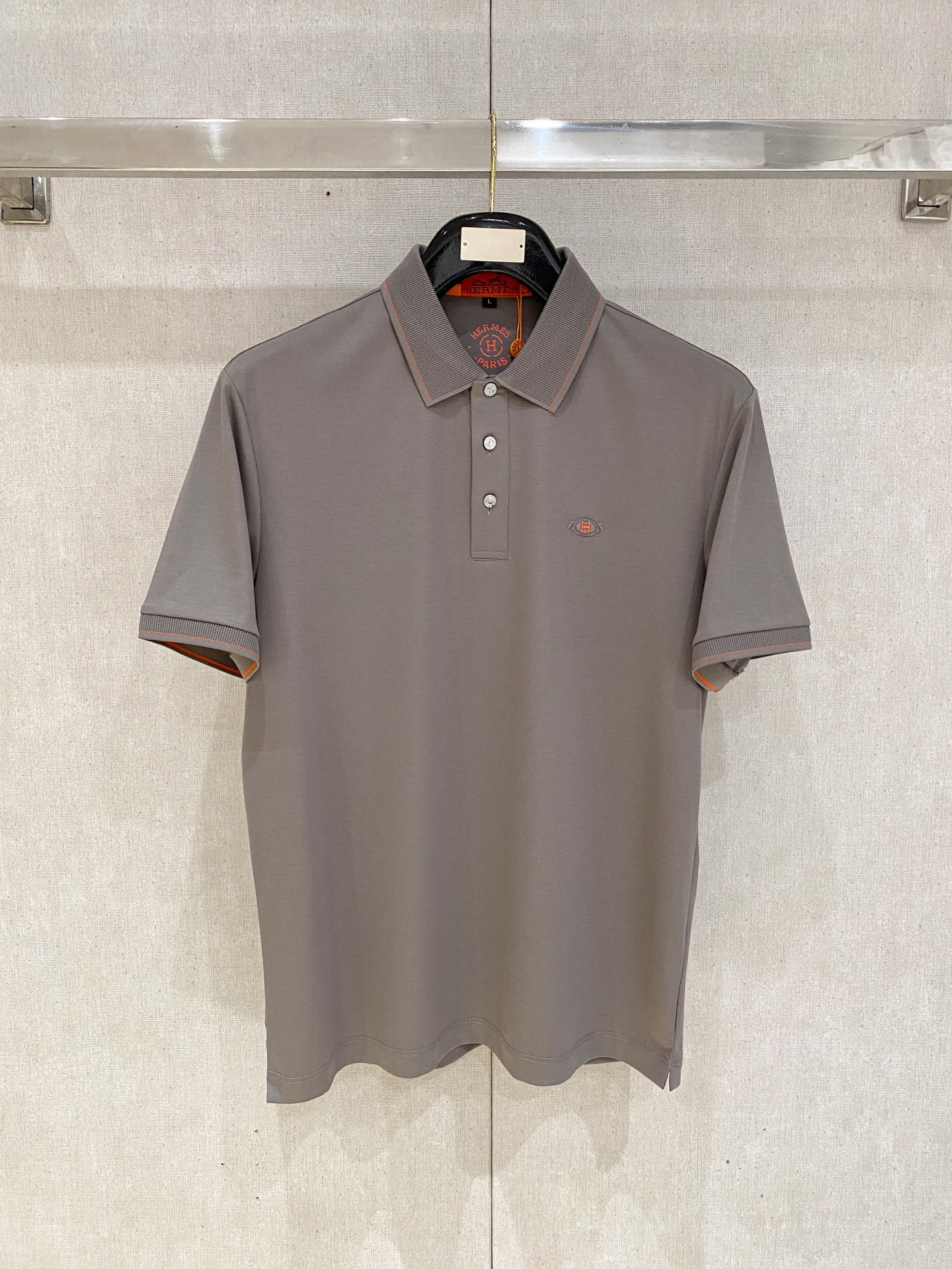 爱马仕 𝟏𝟎𝟎%新疆长绒棉 面料柔软舒适透气2026 夏季 限量款短袖Polo系列𝗦𝗜𝗭𝗘：𝗠-𝟰𝗫𝗟