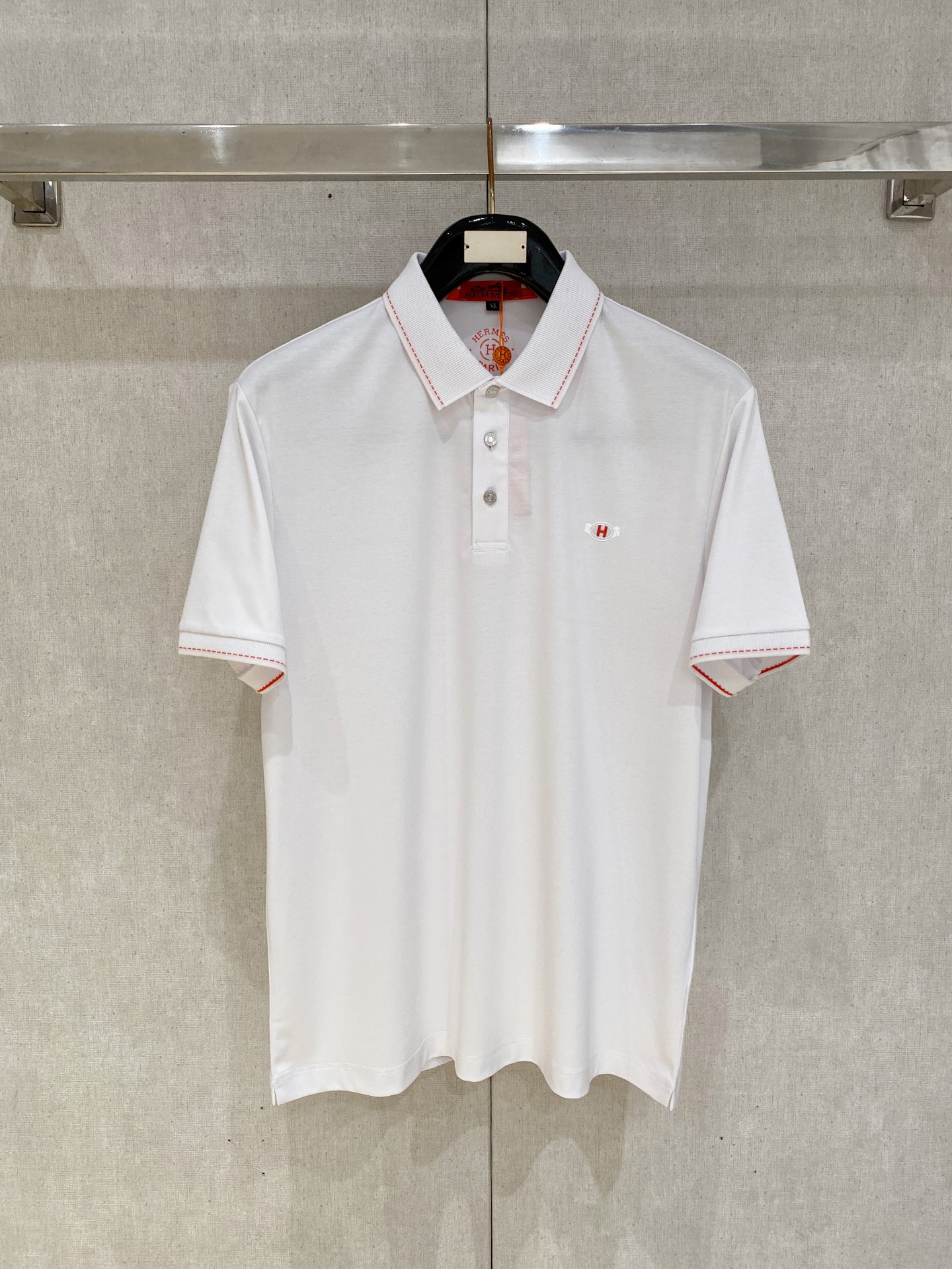 爱马仕 𝟏𝟎𝟎%新疆长绒棉 面料柔软舒适透气2026 夏季 限量款短袖Polo系列𝗦𝗜𝗭𝗘：𝗠-𝟰𝗫𝗟