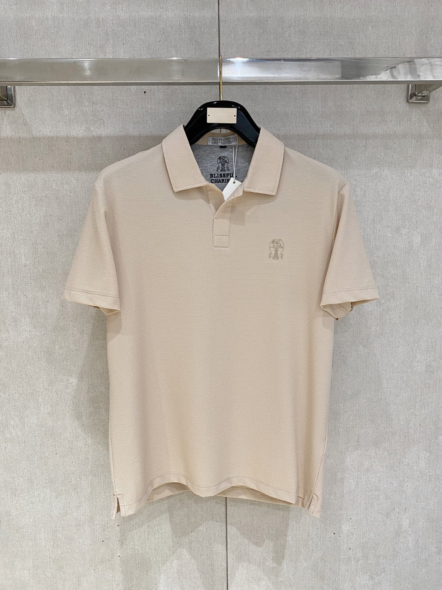 Loro Piana 𝟏𝟎%新疆长绒棉 面料柔软舒适透气2026 夏季 限量款短袖Polo系列𝗦𝗜𝗭𝗘：