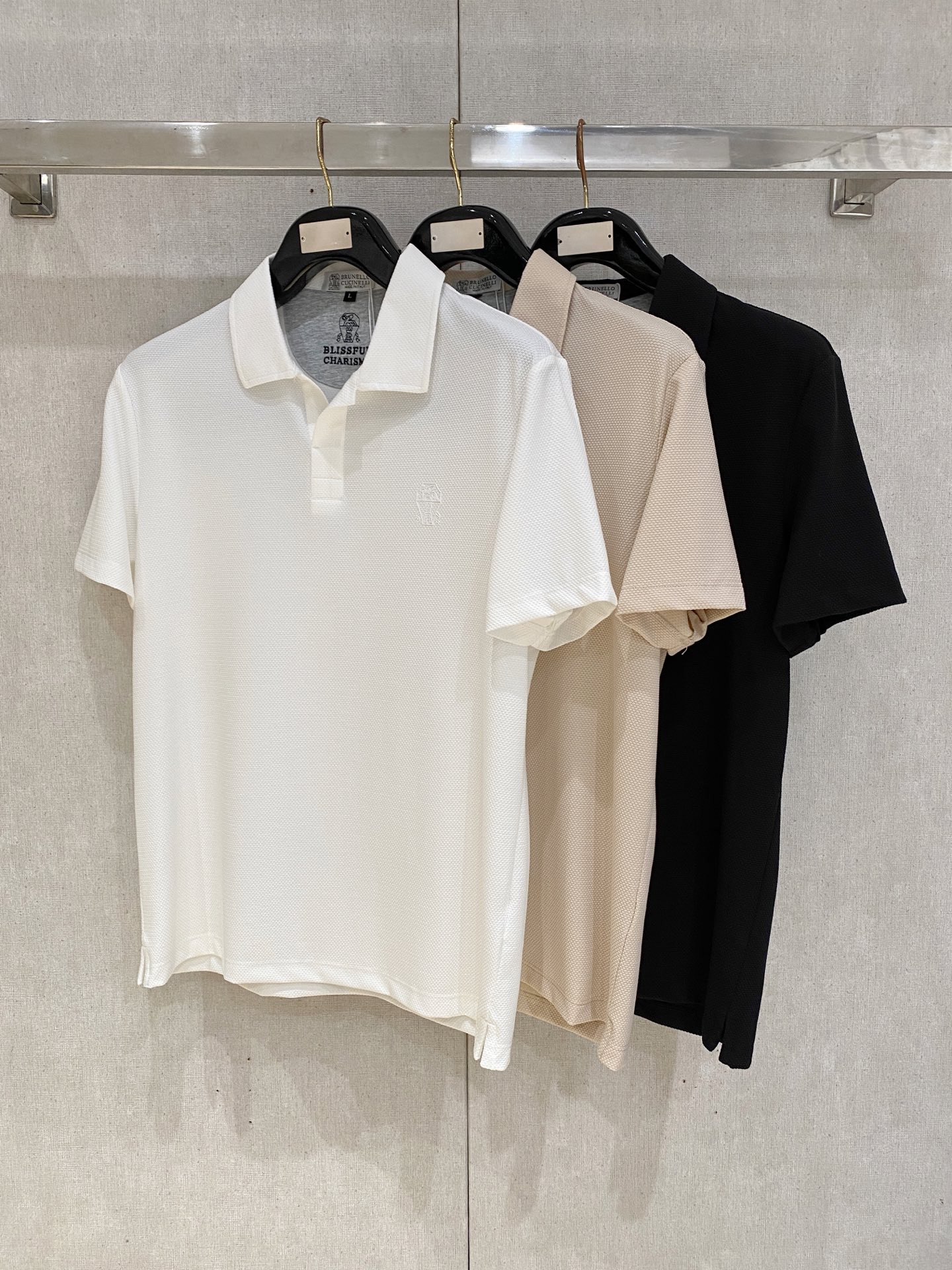 Loro Piana 𝟏𝟎%新疆长绒棉 面料柔软舒适透气2026 夏季 限量款短袖Polo系列𝗦𝗜𝗭𝗘：