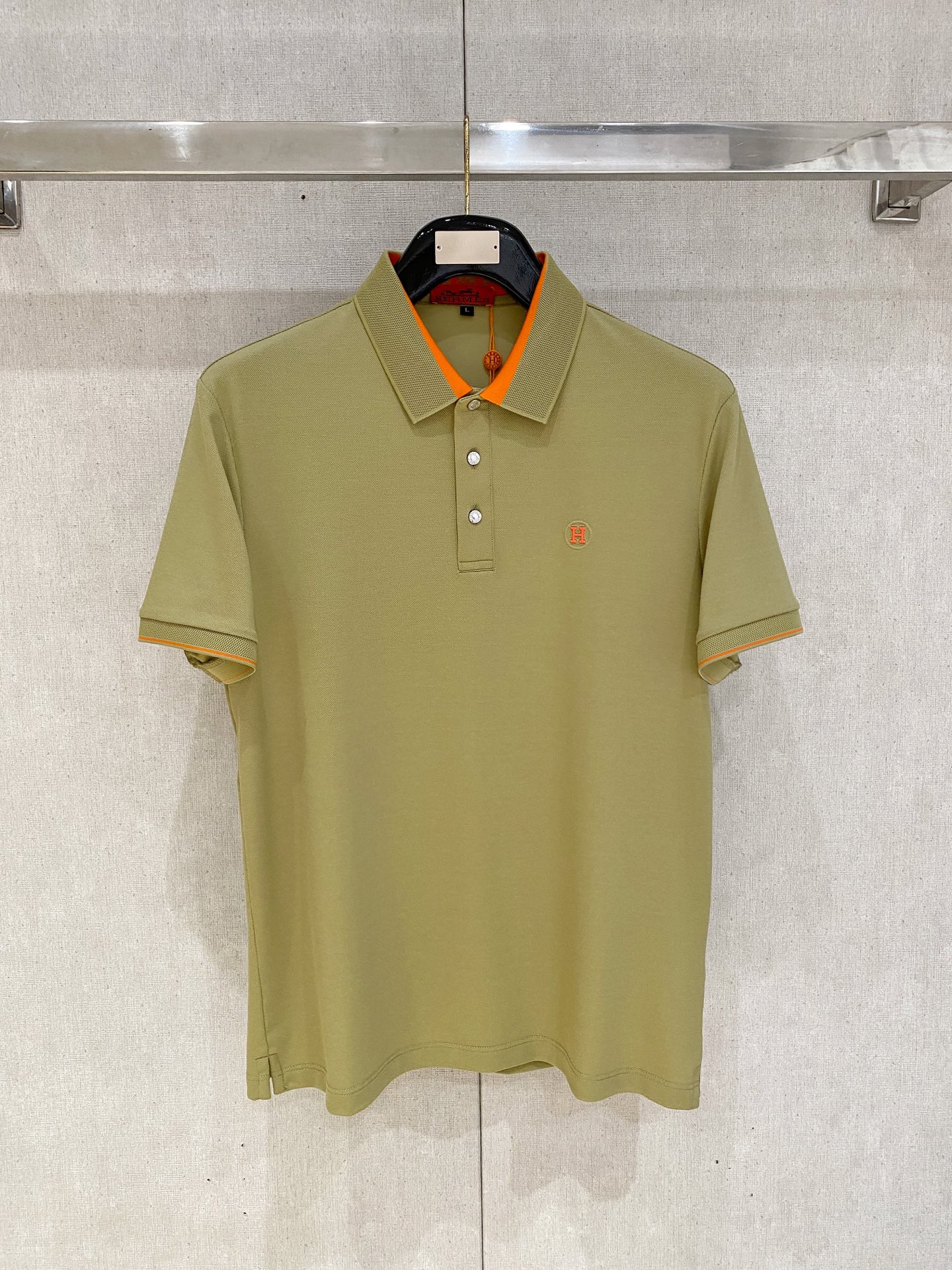 爱马仕 𝟏𝟎𝟎%新疆长绒棉 面料柔软舒适透气2026 夏季 限量款短袖Polo系列𝗦𝗜𝗭𝗘：𝗠-𝟰𝗫𝗟