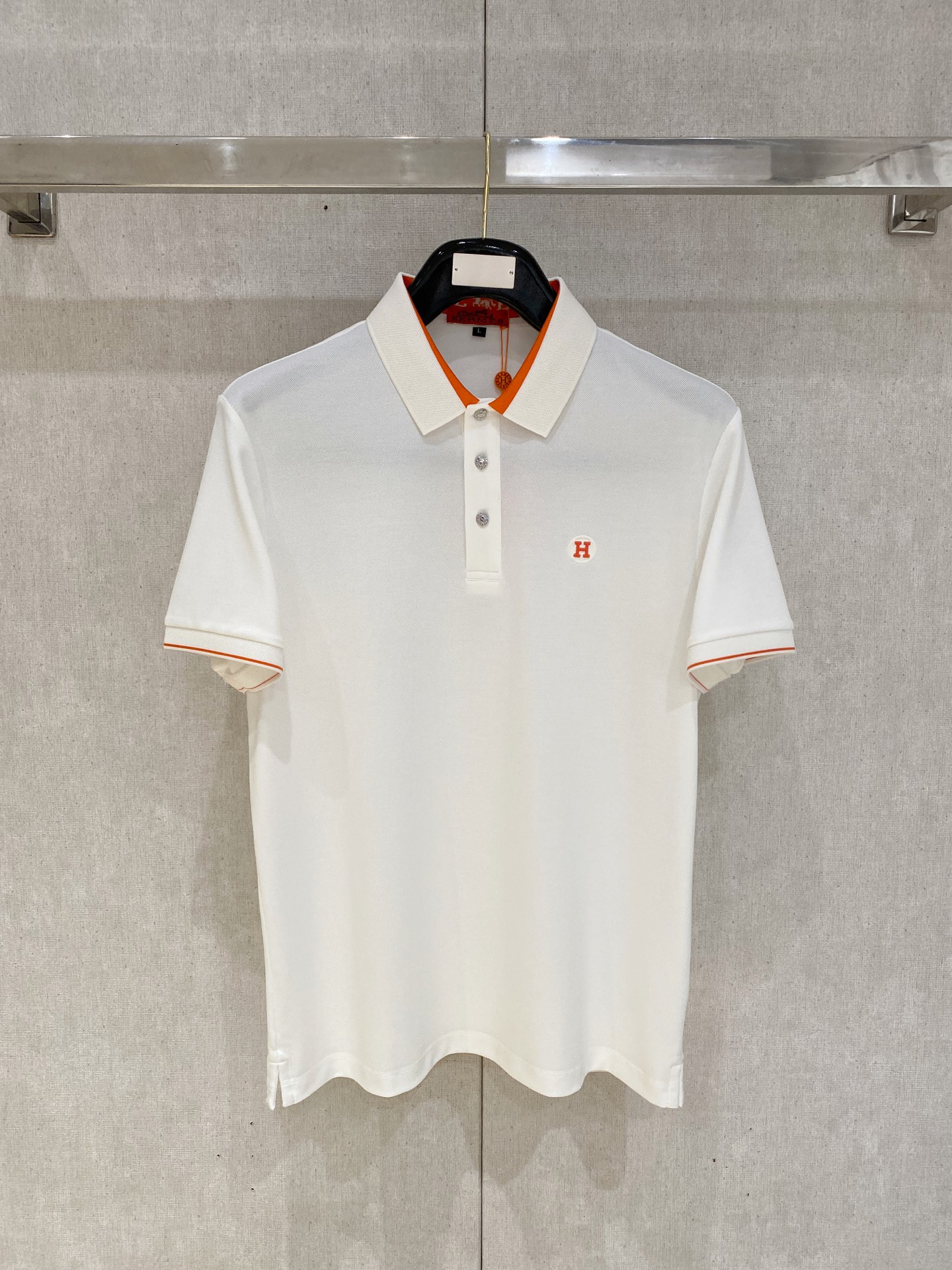 爱马仕 𝟏𝟎𝟎%新疆长绒棉 面料柔软舒适透气2026 夏季 限量款短袖Polo系列𝗦𝗜𝗭𝗘：𝗠-𝟰𝗫𝗟