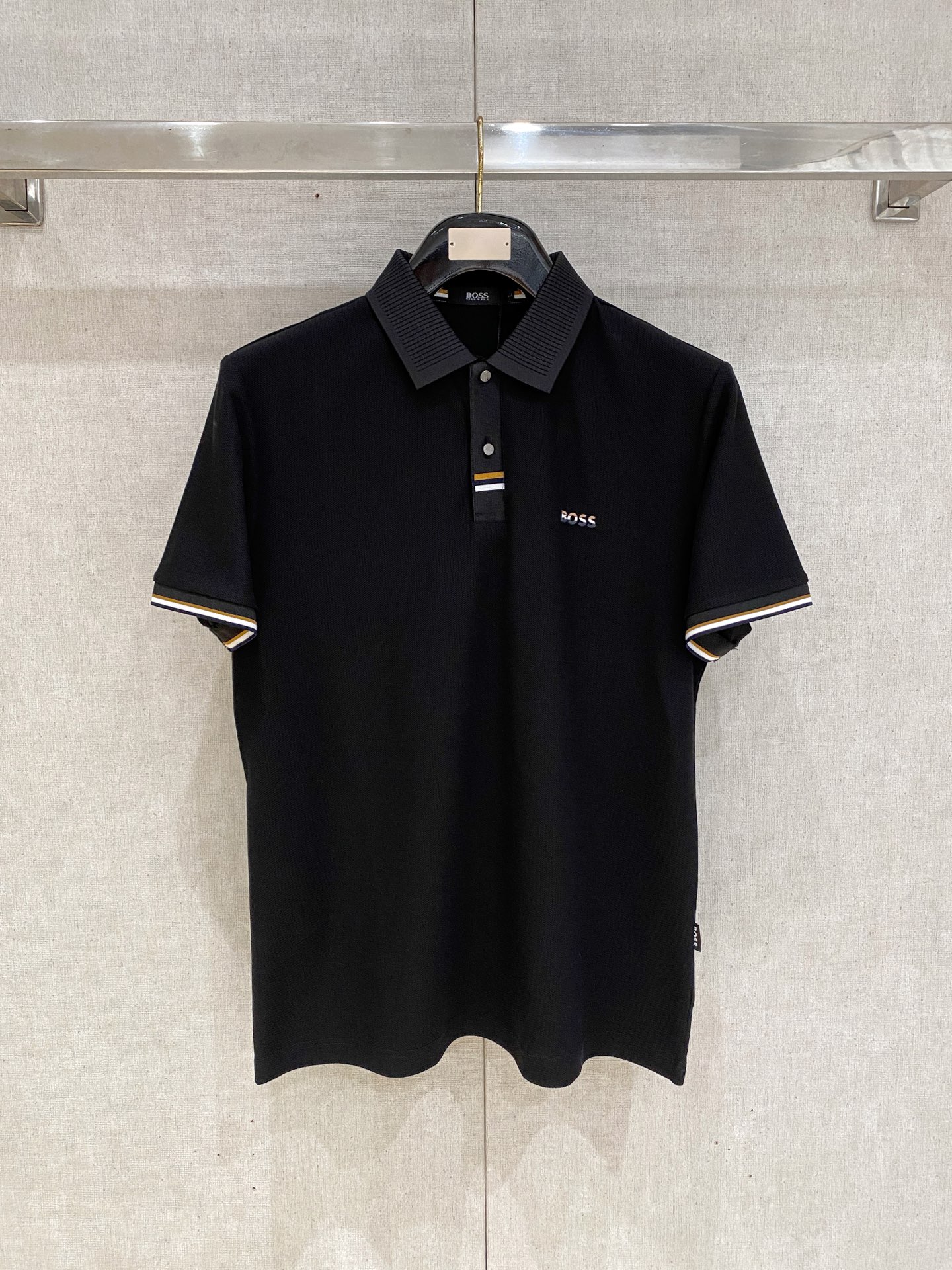 BOSS 2026ss夏季新款字母logo男士翻领Polo衫！经典商务男款，高端男装的天花板级别的商务男