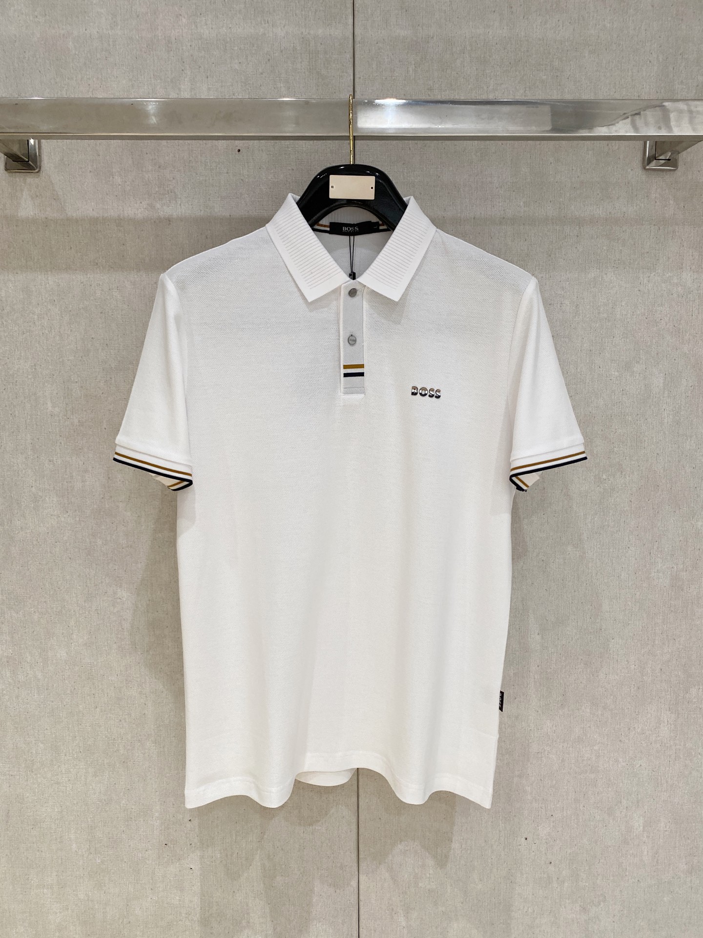 BOSS 2026ss夏季新款字母logo男士翻领Polo衫！经典商务男款，高端男装的天花板级别的商务男