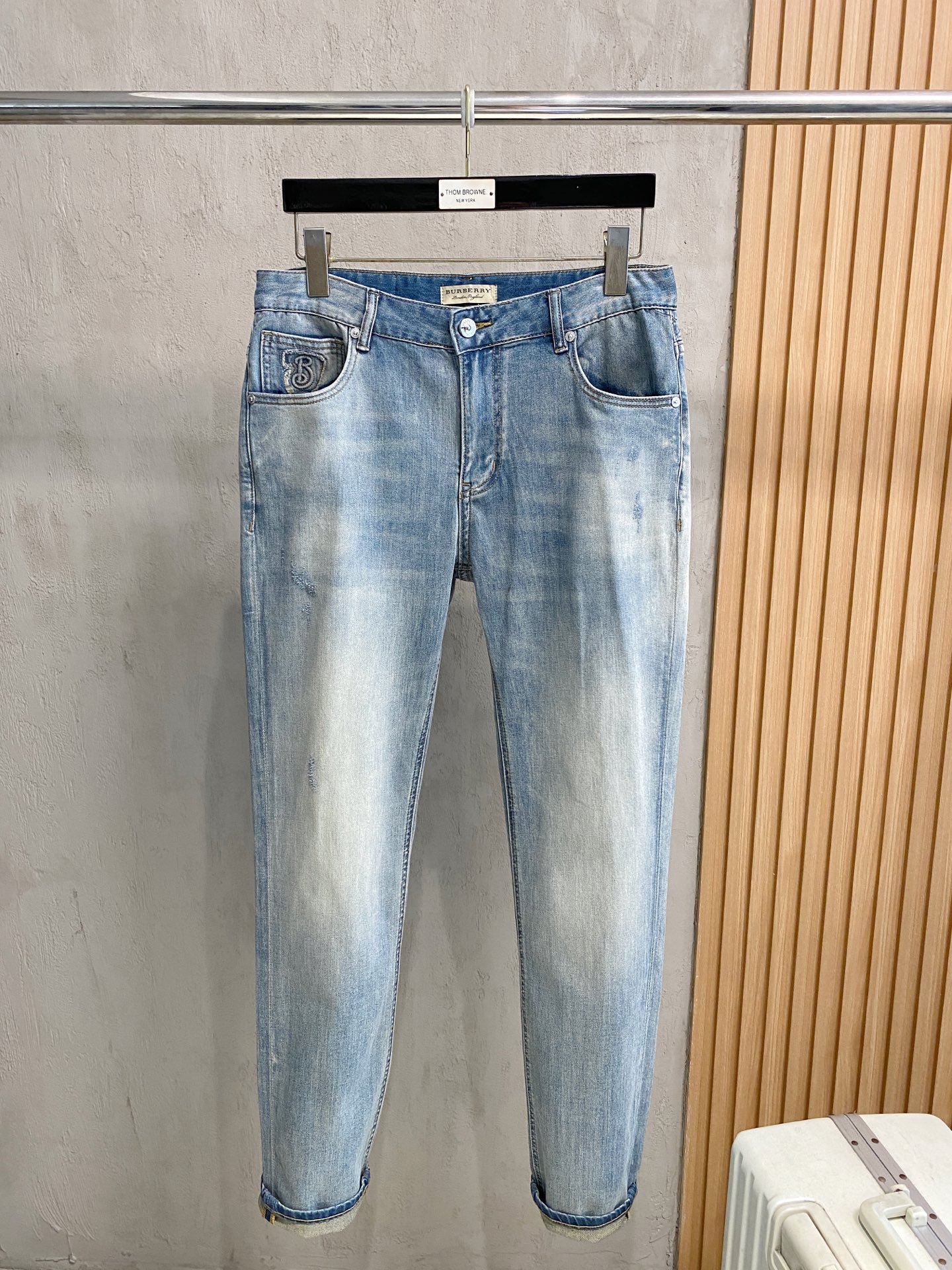 Bur# 26春夏原单男士时装休闲丹宁牛仔裤香港洋行渠道货，高端日本代工出品，重磅白金级臻品，专柜同渠道