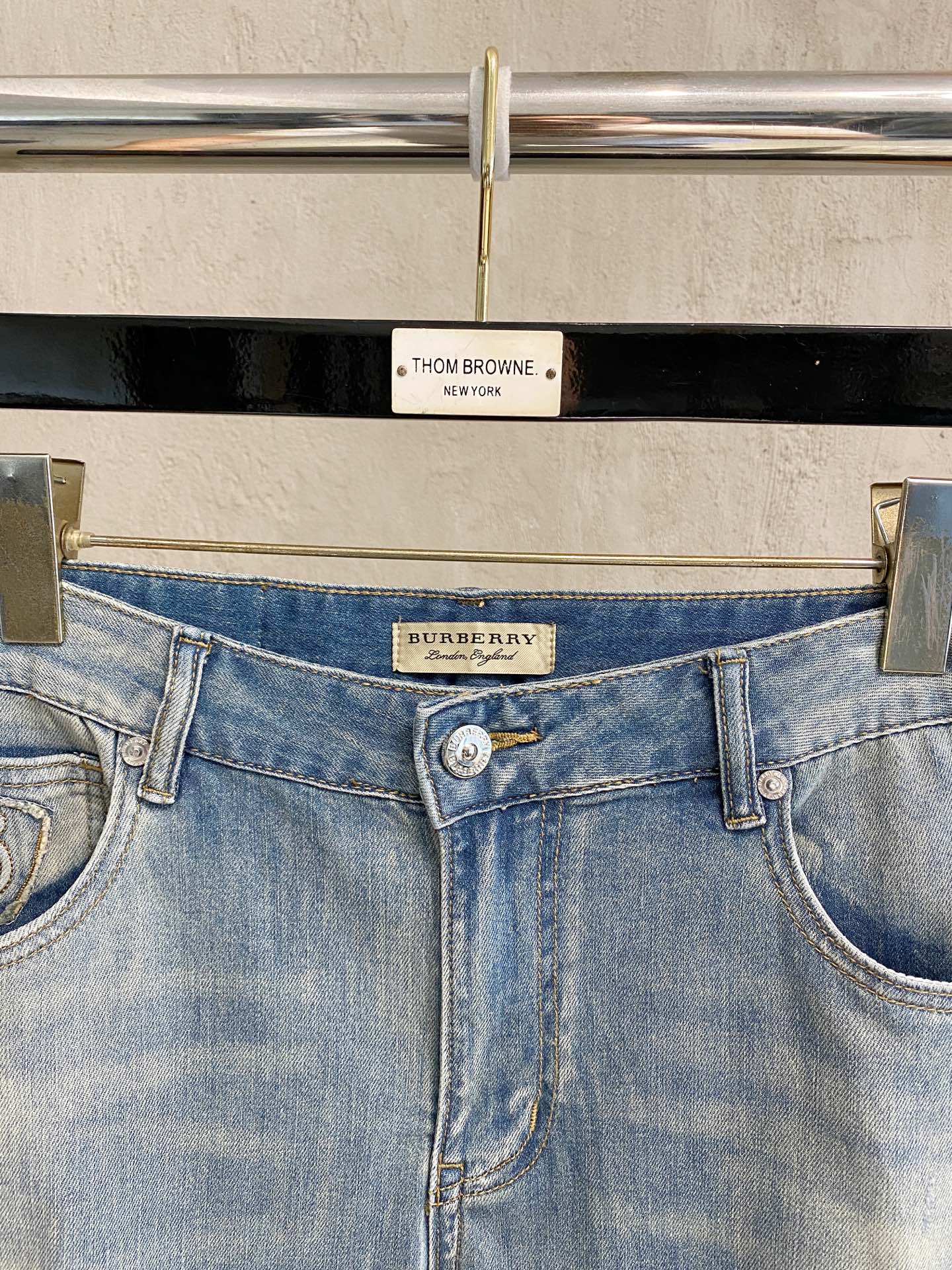 Bur# 26春夏原单男士时装休闲丹宁牛仔裤香港洋行渠道货，高端日本代工出品，重磅白金级臻品，专柜同渠道