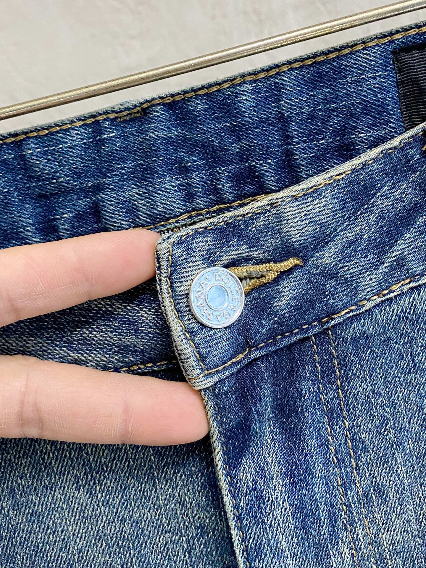 DG# 26春夏原单男士时装休闲丹宁牛仔裤香港洋行渠道货，高端日本代工出品，重磅白金级臻品，专柜同渠道订