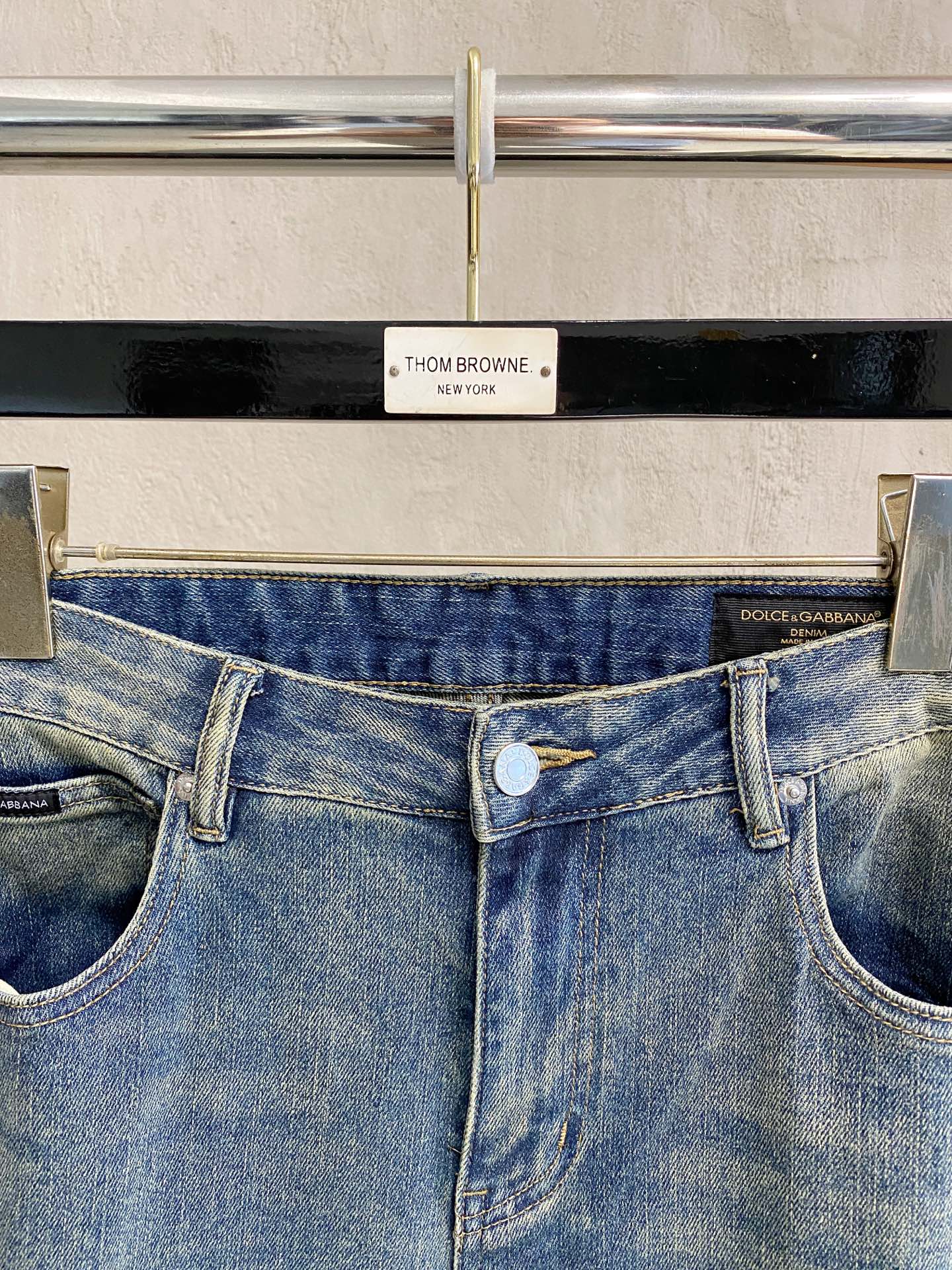 DG# 26春夏原单男士时装休闲丹宁牛仔裤香港洋行渠道货，高端日本代工出品，重磅白金级臻品，专柜同渠道订