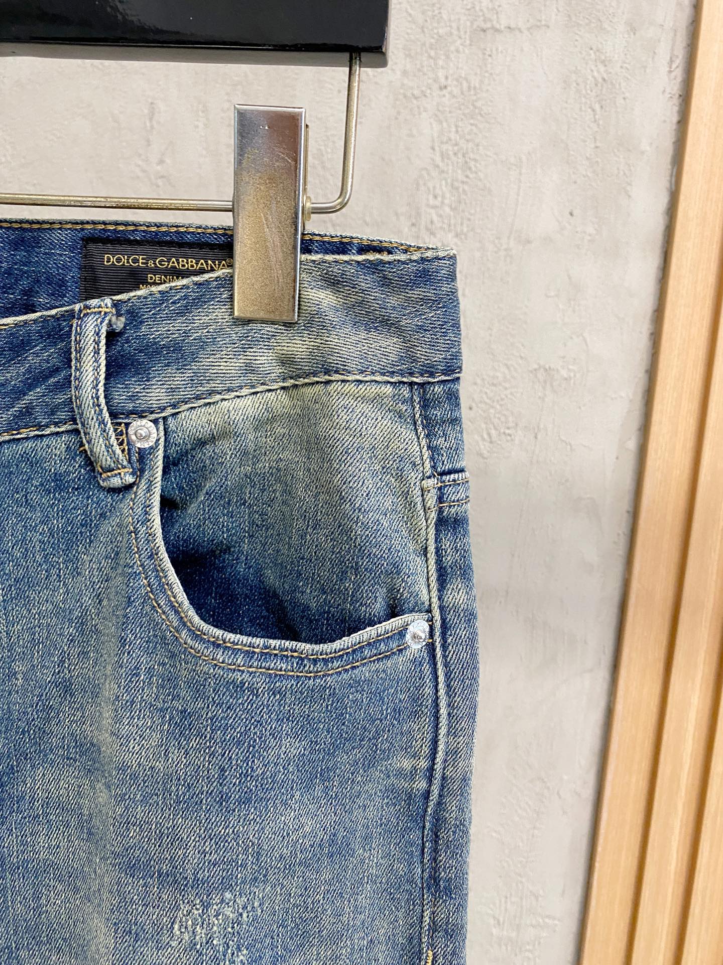 DG# 26春夏原单男士时装休闲丹宁牛仔裤香港洋行渠道货，高端日本代工出品，重磅白金级臻品，专柜同渠道订