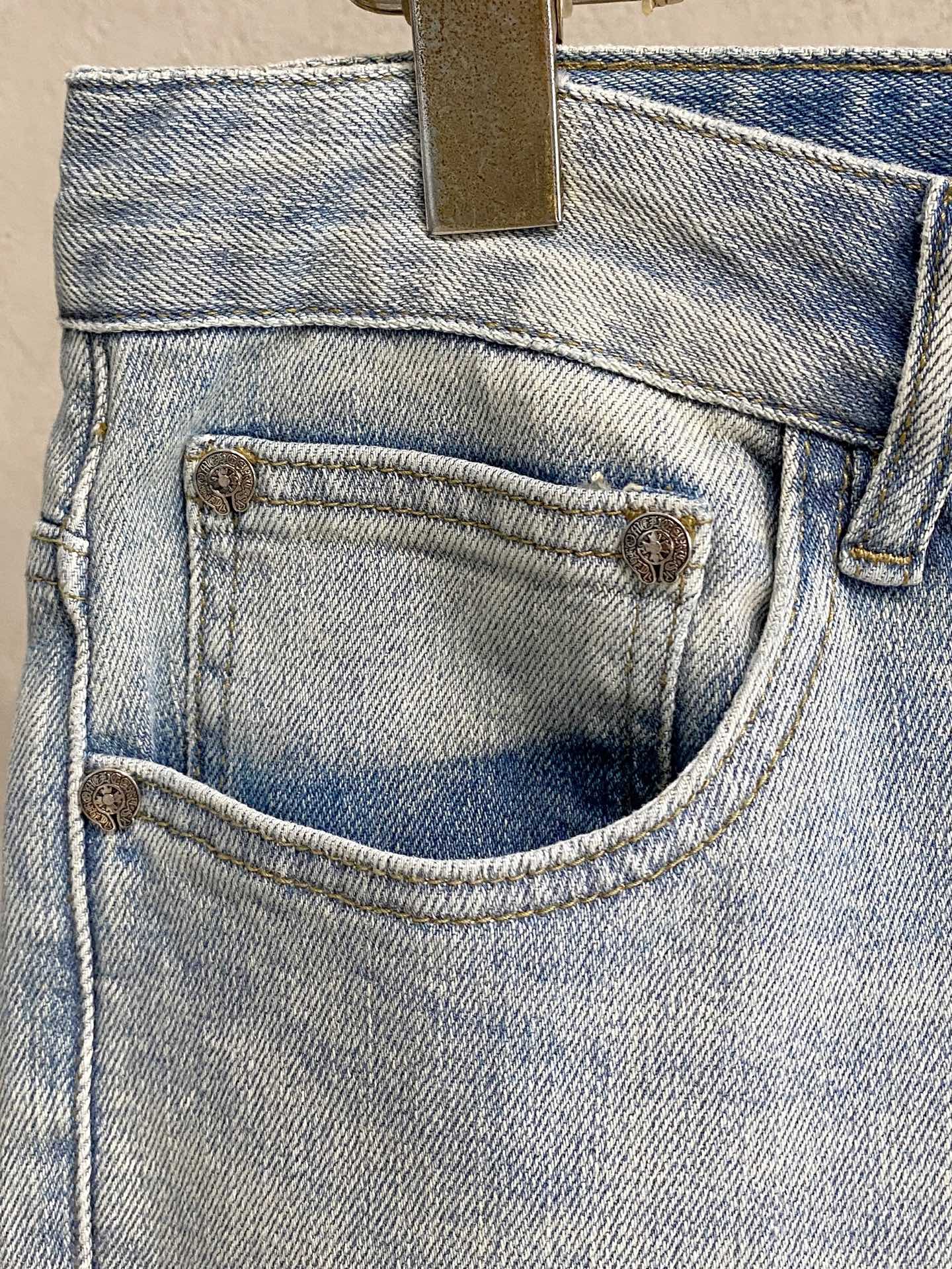 克罗心# 26春夏原单男士时装休闲丹宁牛仔裤香港洋行渠道货，高端日本代工出品，重磅白金级臻品，专柜同渠道