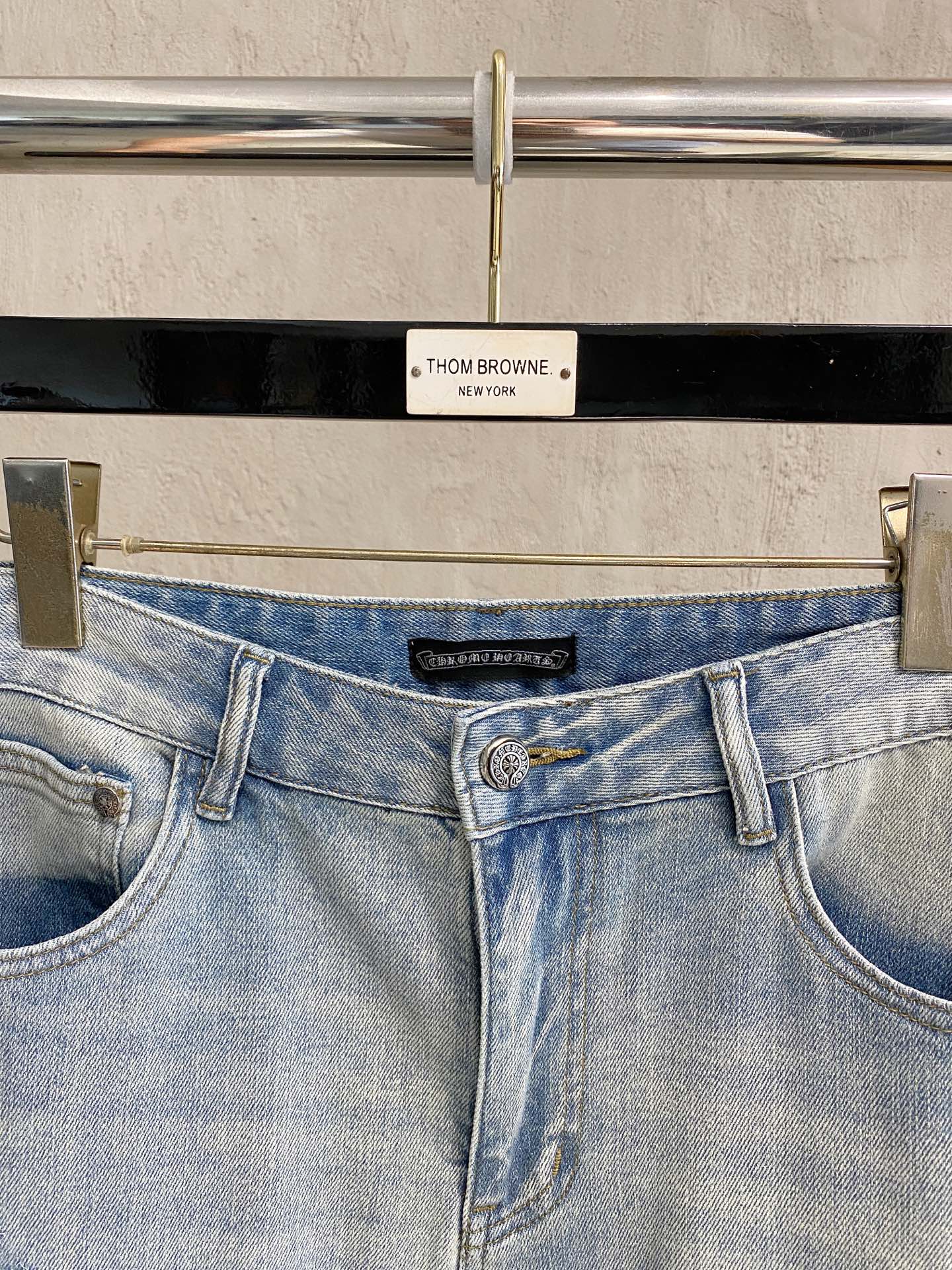 克罗心# 26春夏原单男士时装休闲丹宁牛仔裤香港洋行渠道货，高端日本代工出品，重磅白金级臻品，专柜同渠道