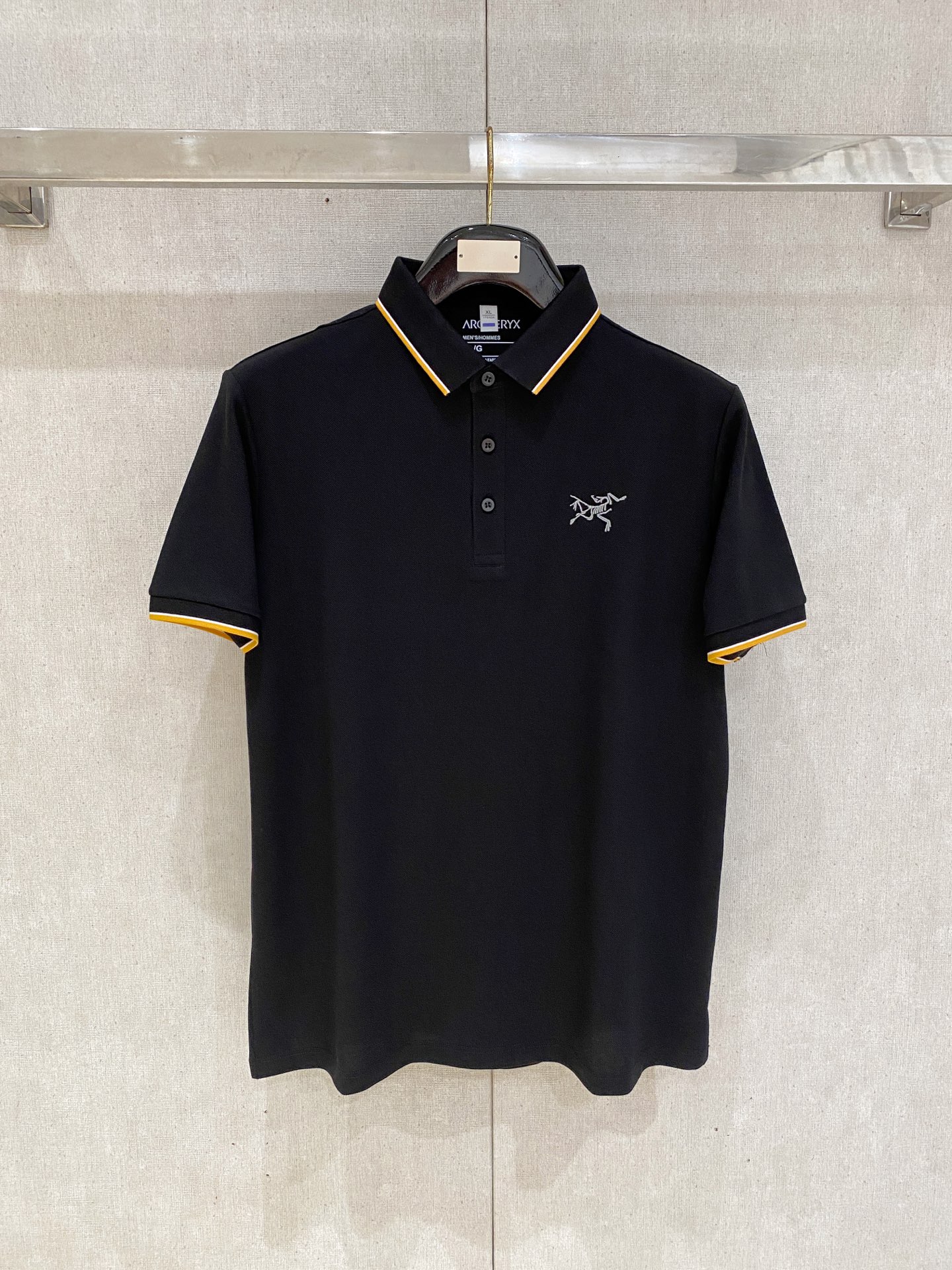 始祖鸟 重磅推荐！春夏新品 专柜在售 时尚高端男装Polo-胸前Logo个性时尚/进口顶极高密度丝光珠地